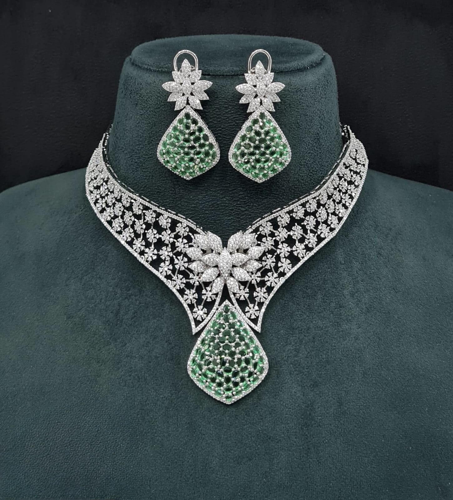 Cz Necklace 10138 - 6