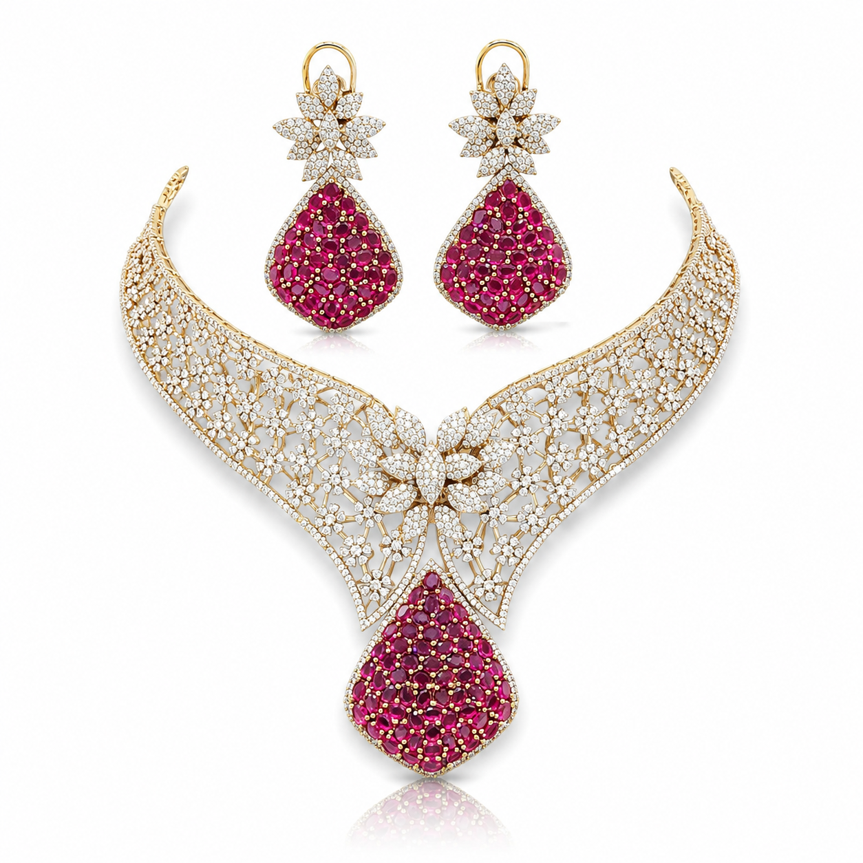 Cz Necklace 10138