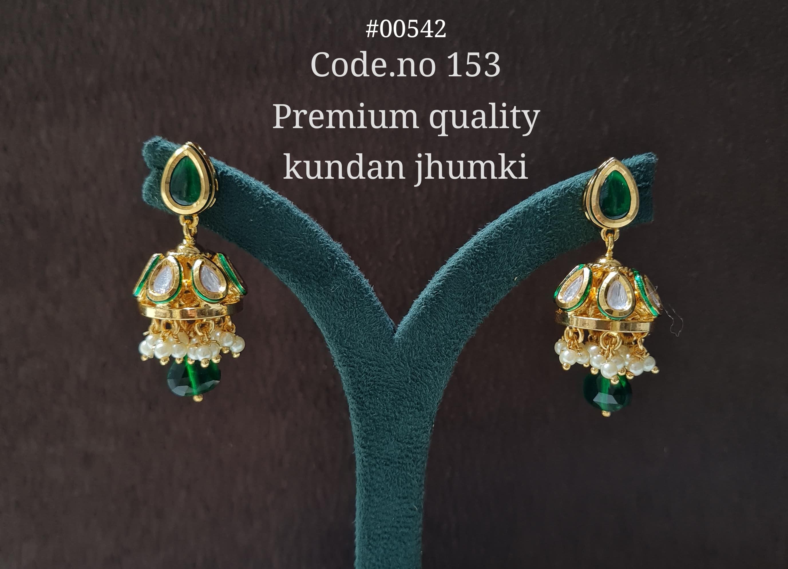 Kundan Jhumka 00542 - 3