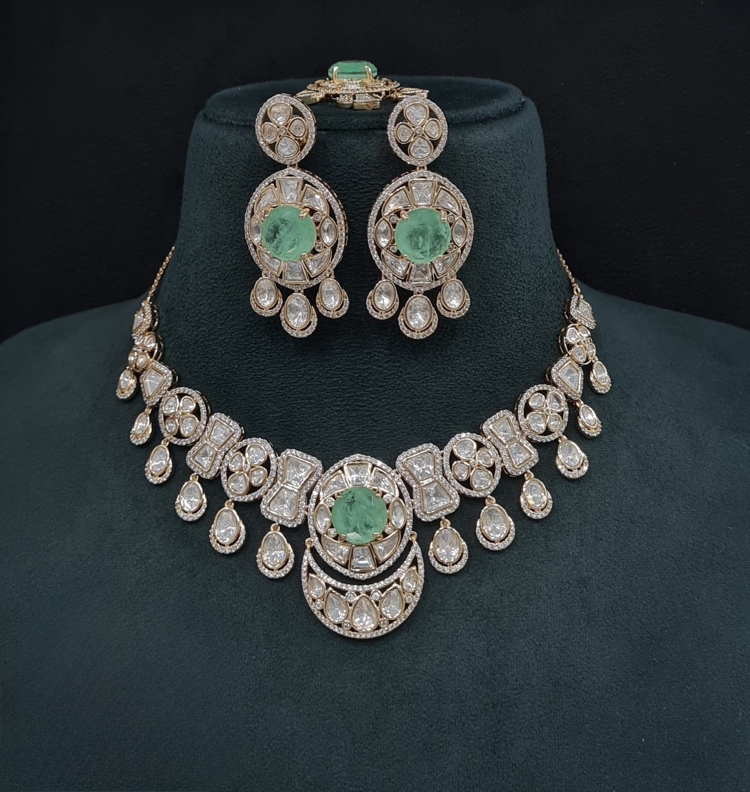 Kundan Necklace 08959 - 4