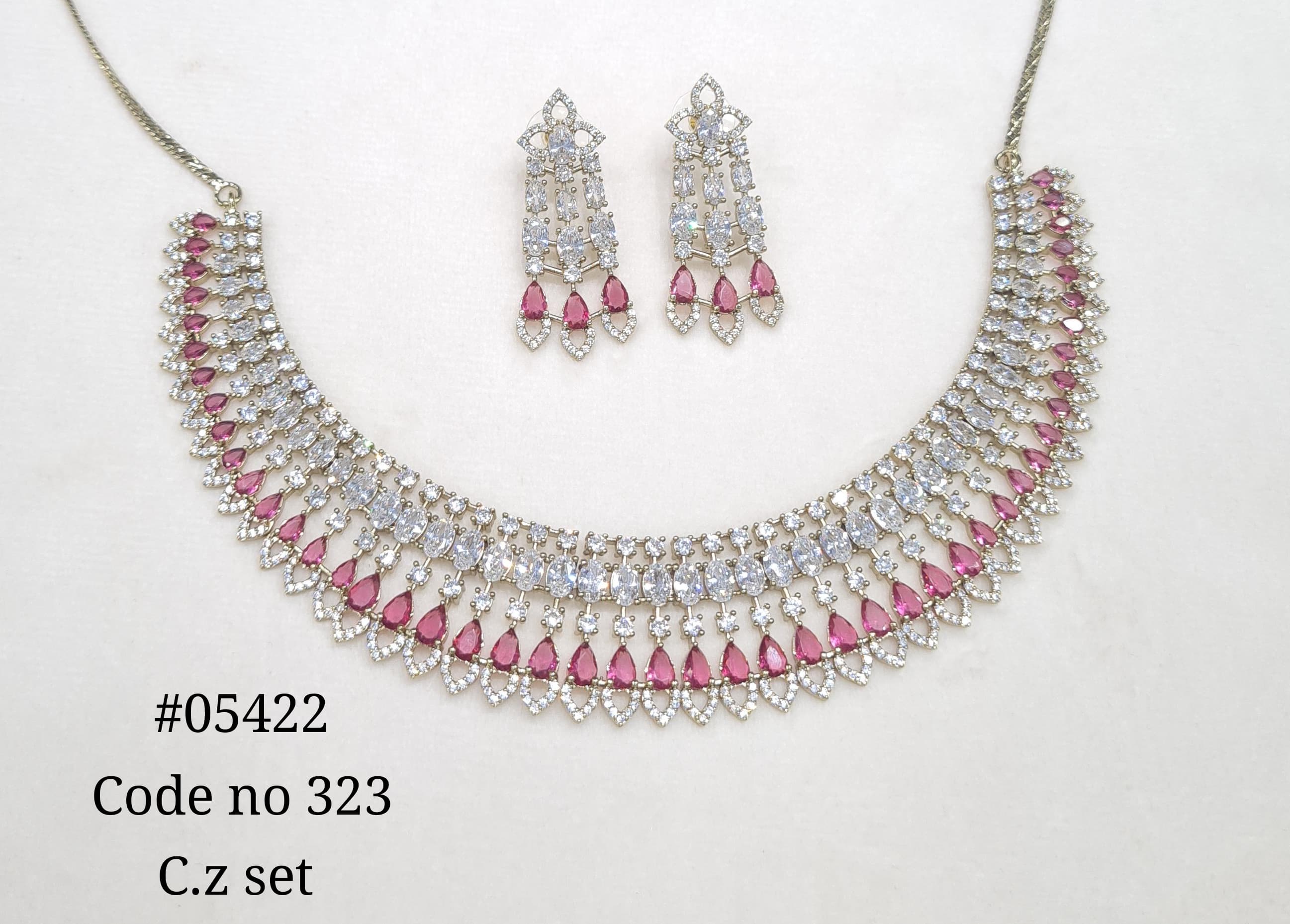 Cz Necklace 05422 - 8