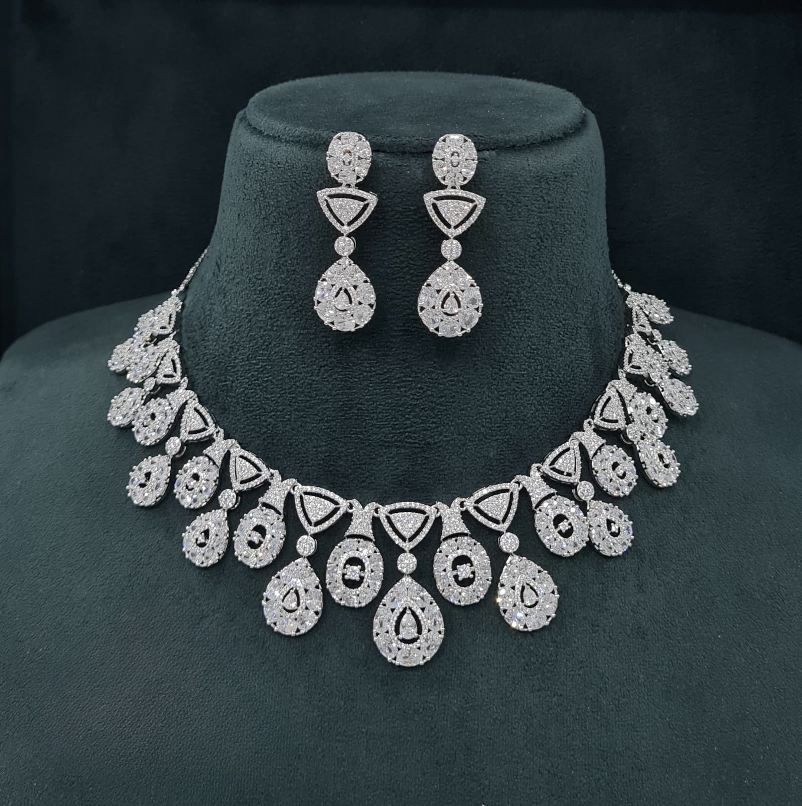 Cz Necklace 07586 - 5