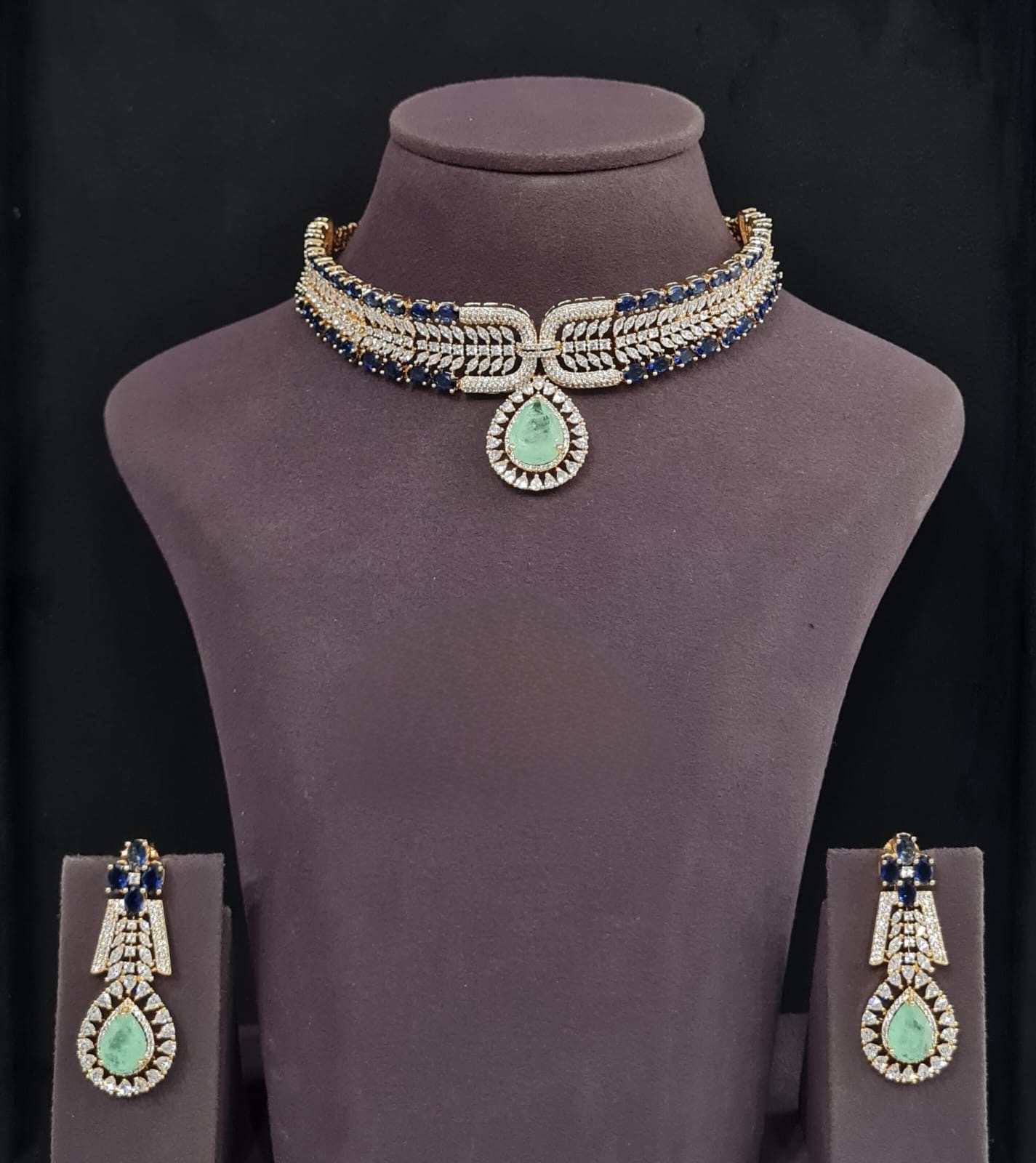 Cz Necklace 11204 - 4