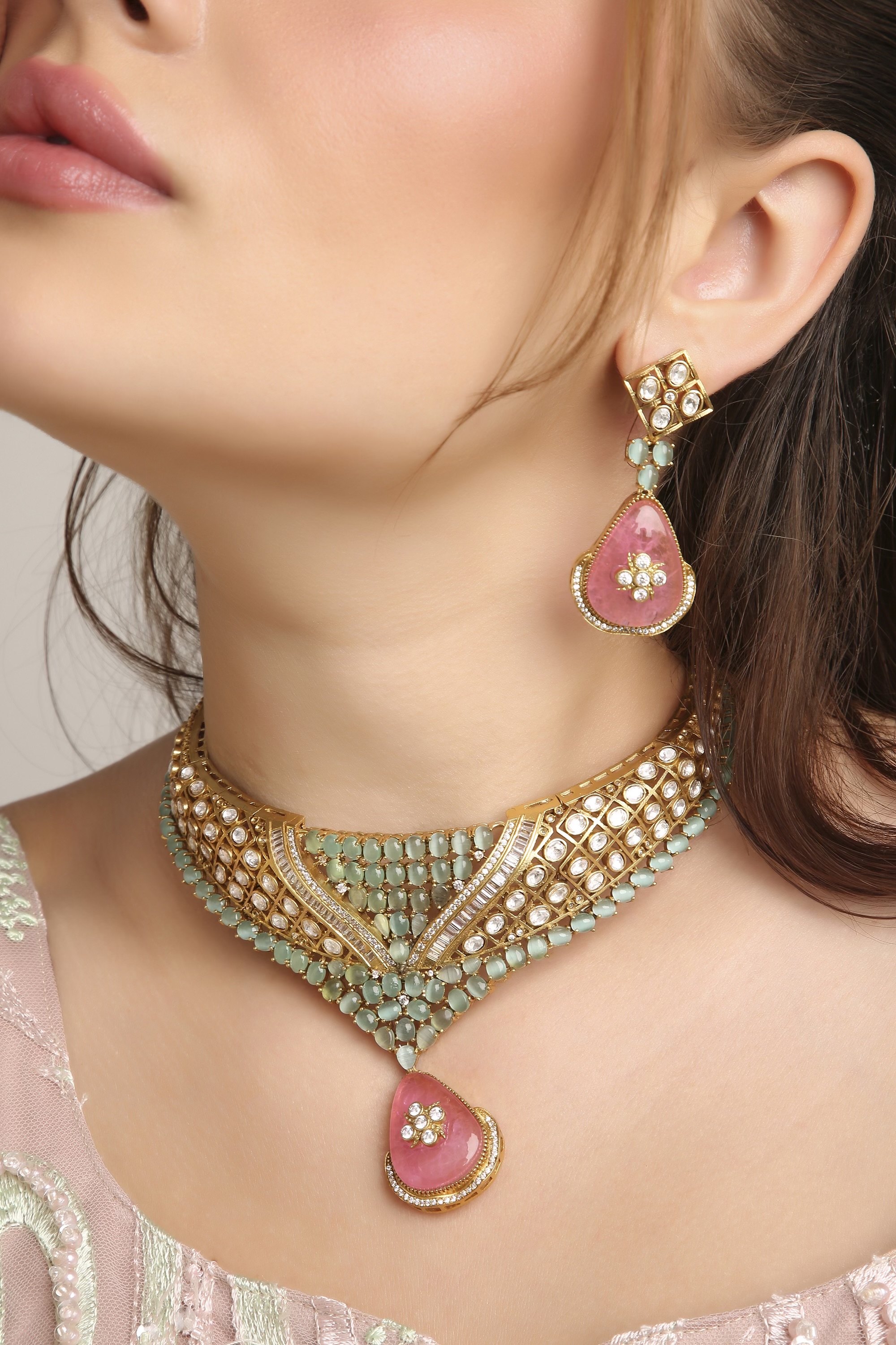 Moissanite Necklace 08916 - 4