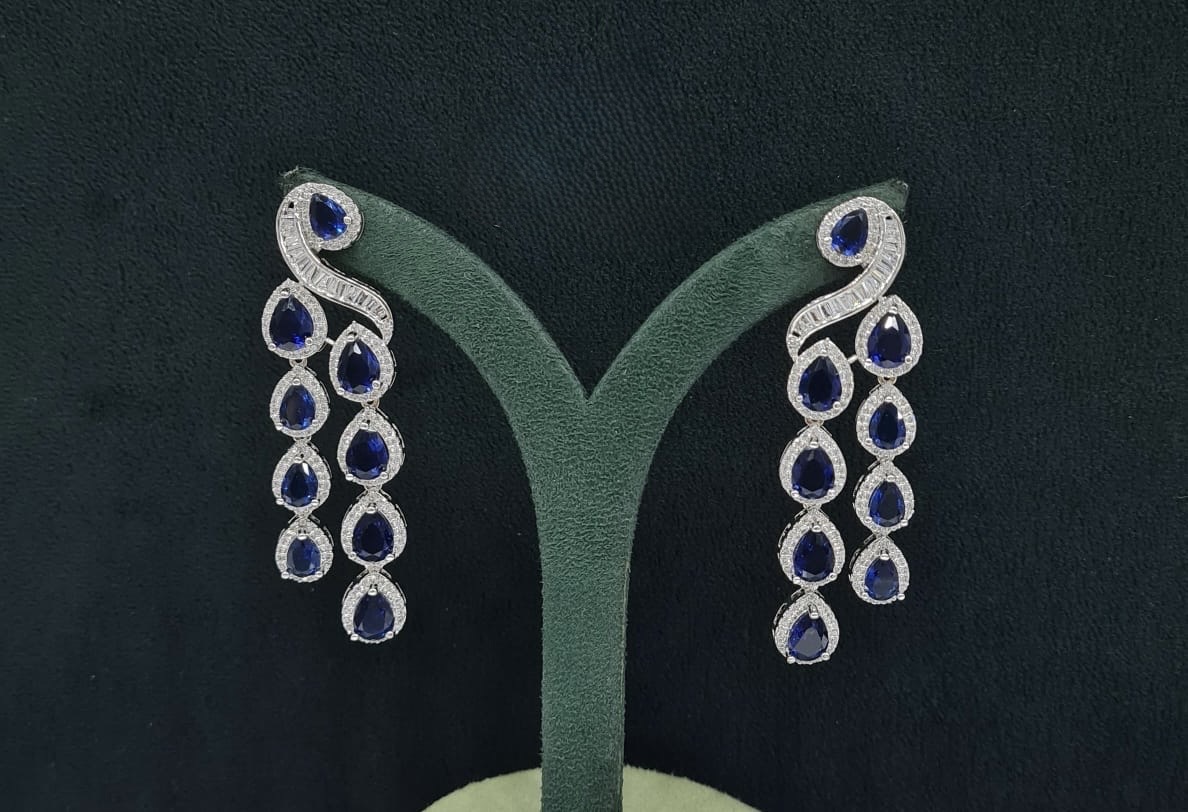 Cz Earrings 07397 - 4