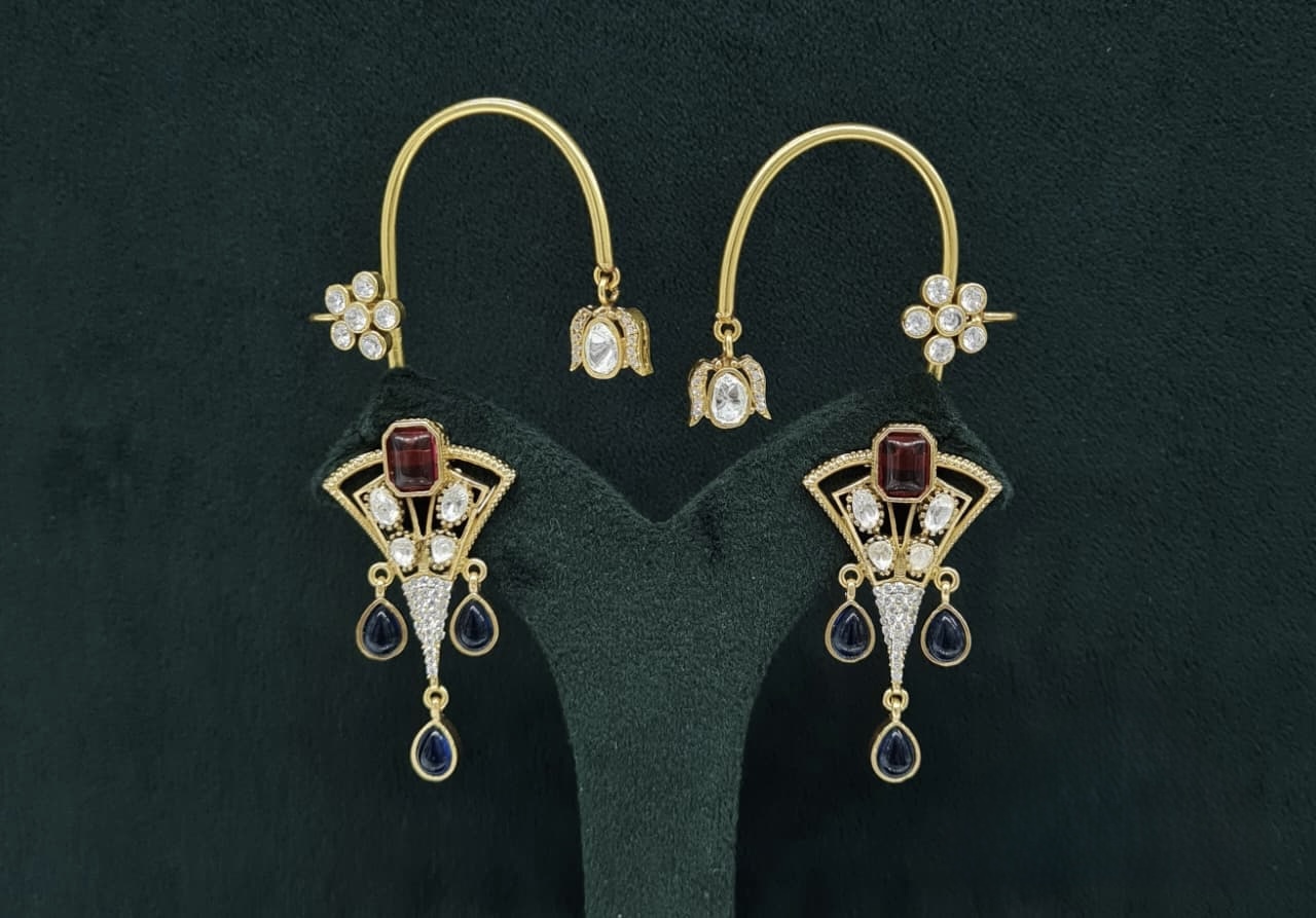 Kundan Earcuff 07866 - 6