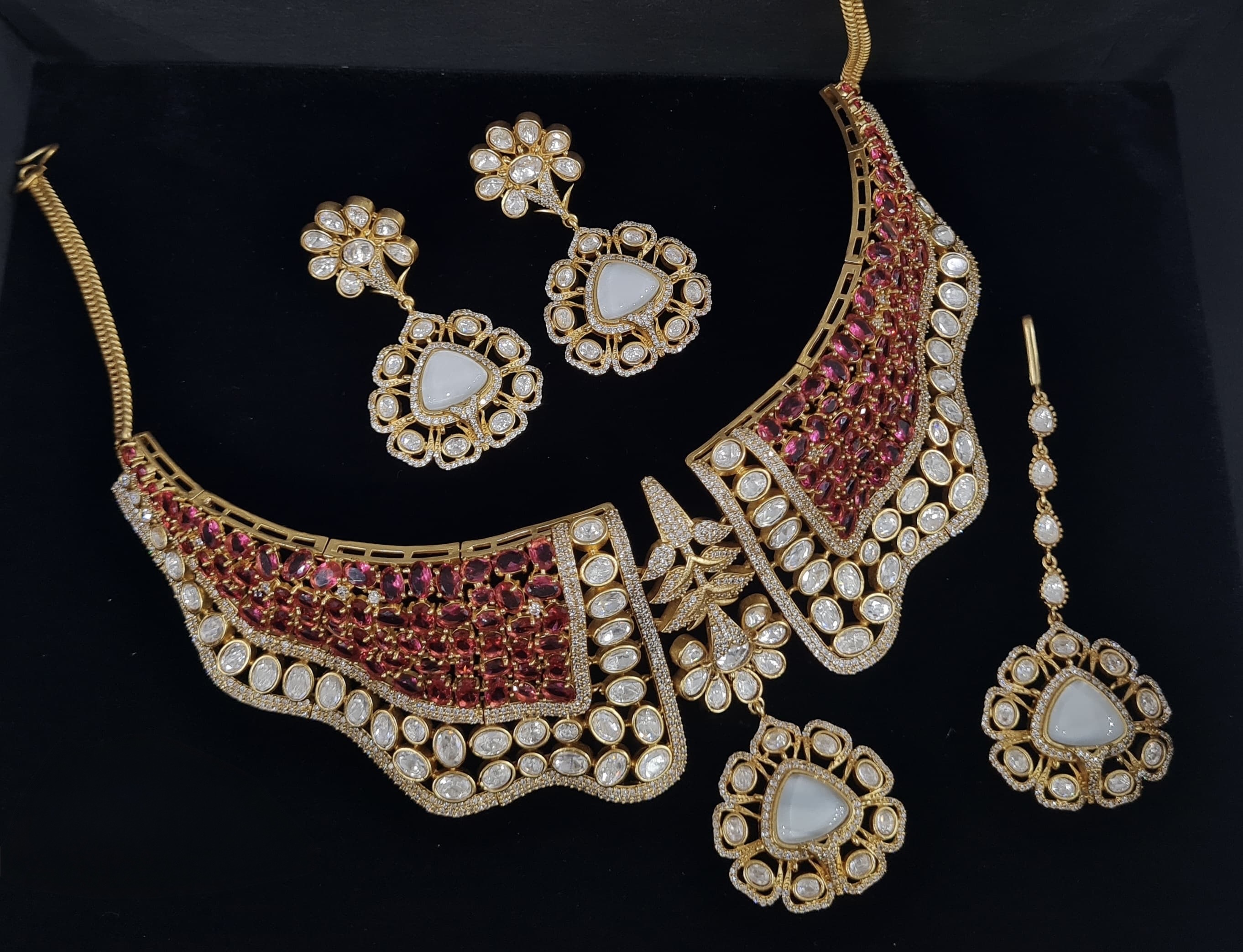 Kundan Necklace 05570 - 6