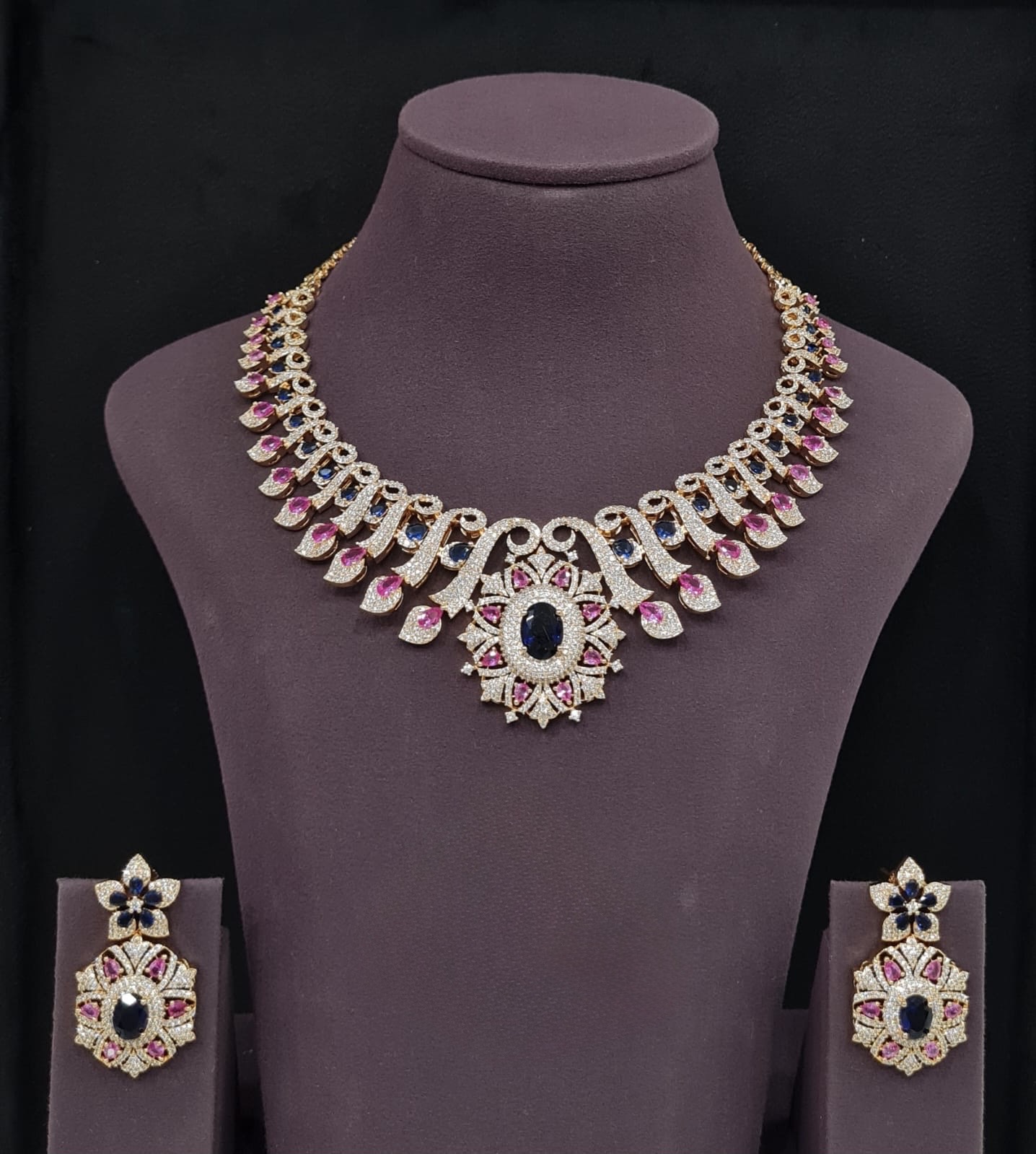Cz Necklace 10575 - 5