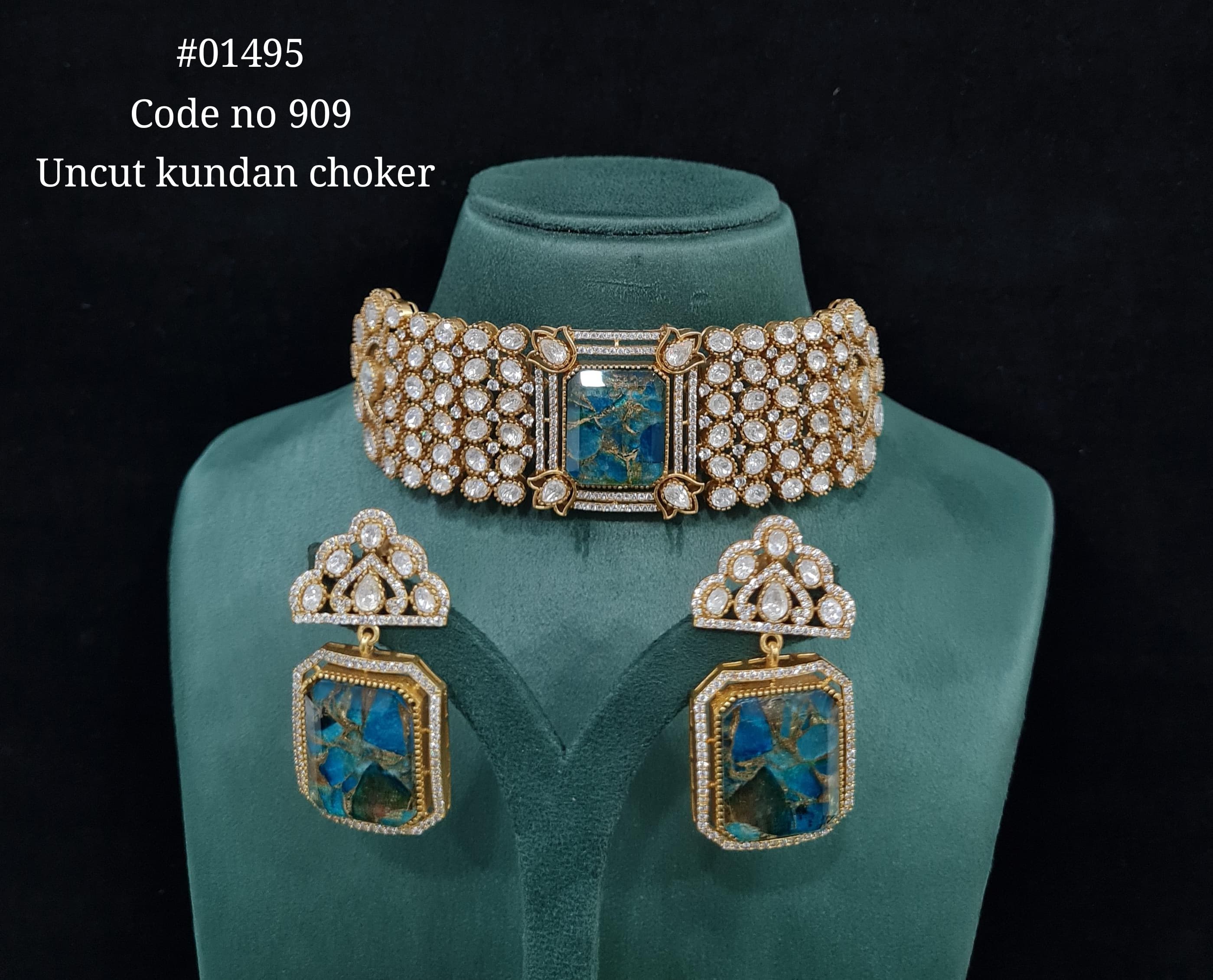 Kundan choker 01495 - 4