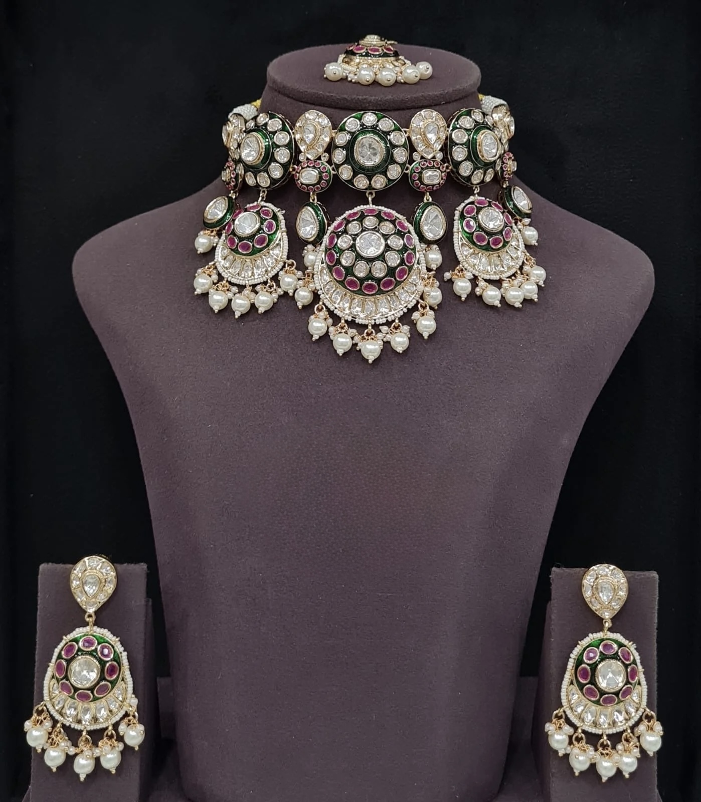Kundan Necklace 10657 - 2