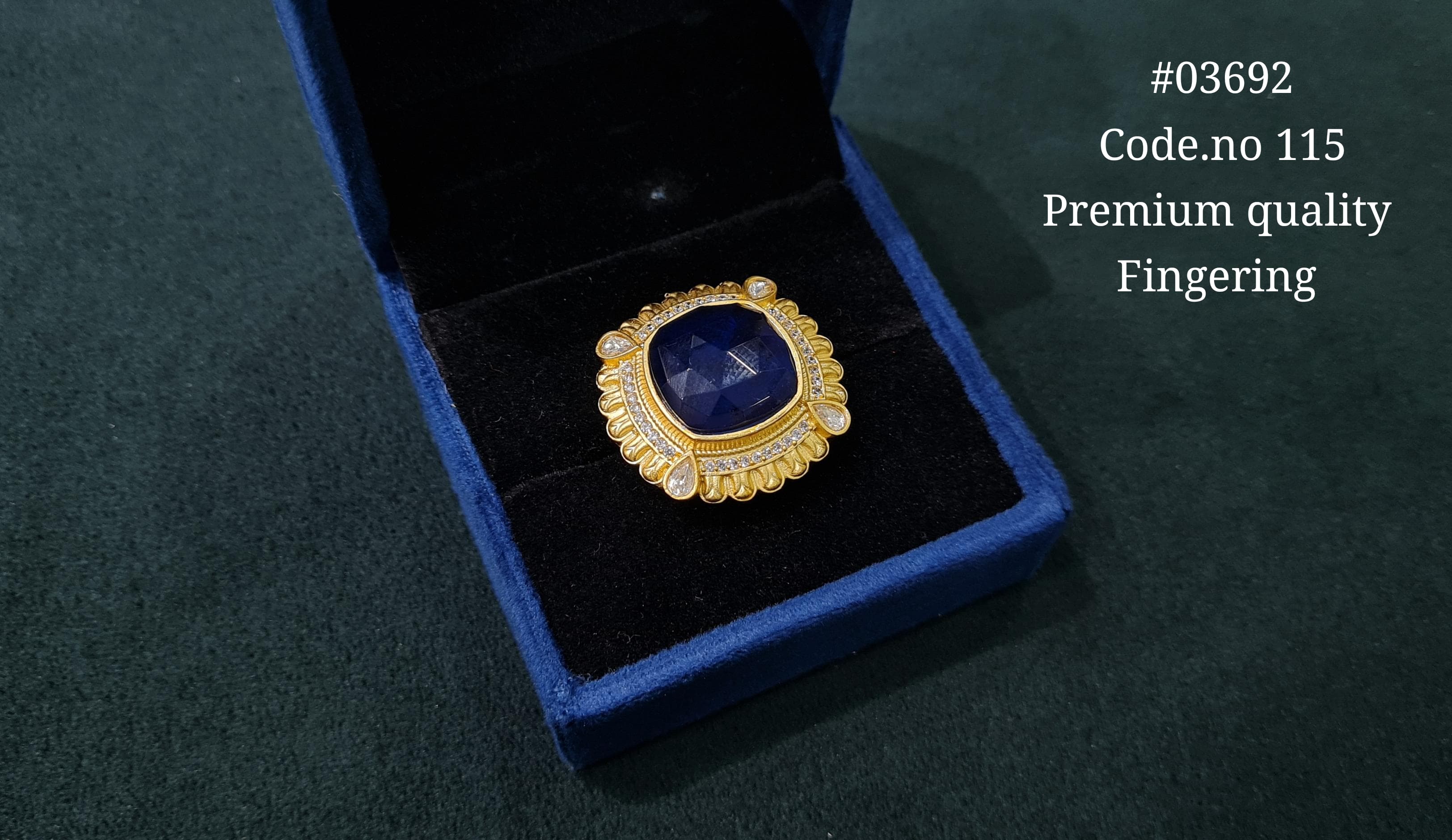 Kundan Fingerring 03692 - 3