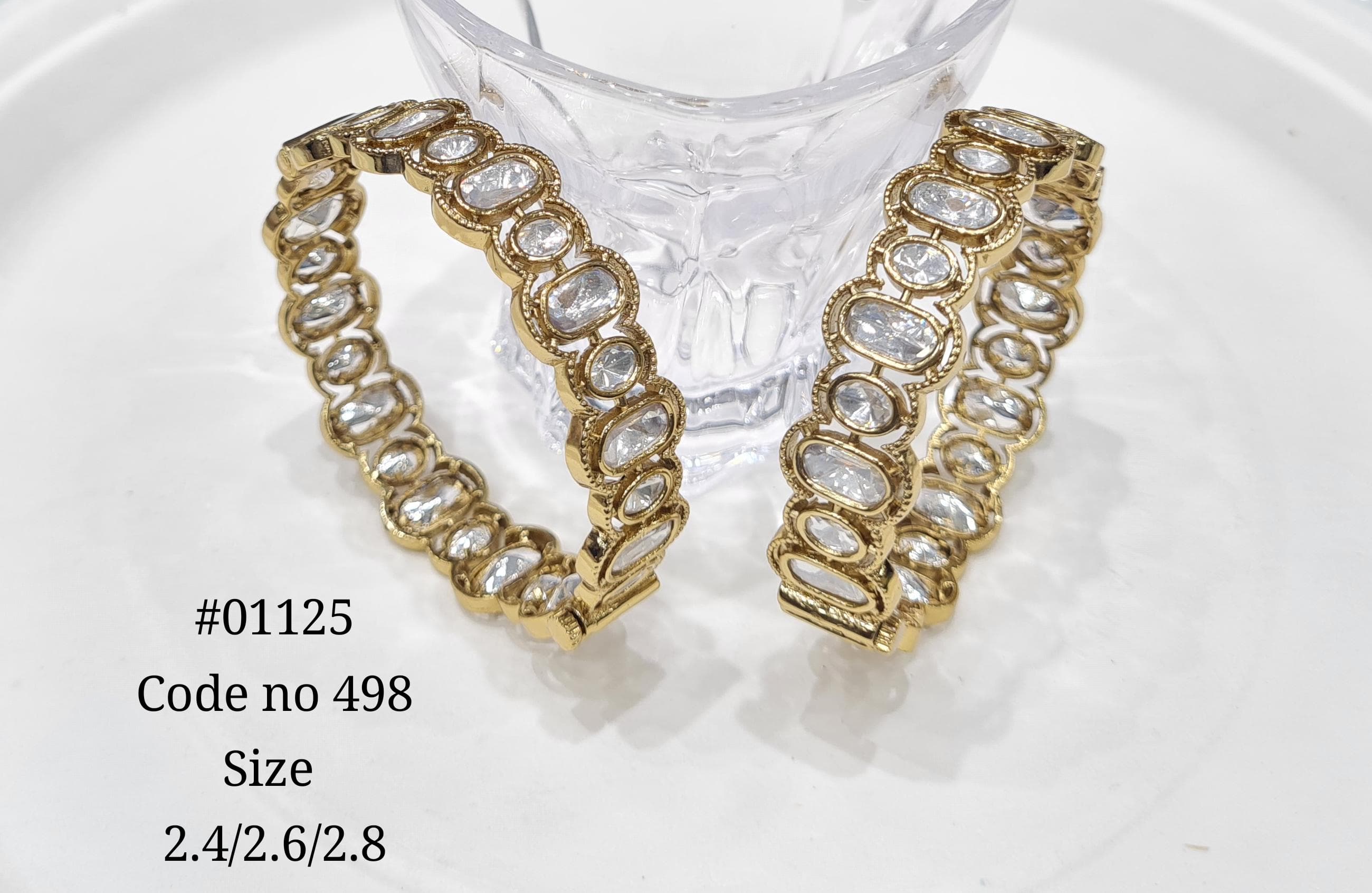 Kundan Bangles 01125