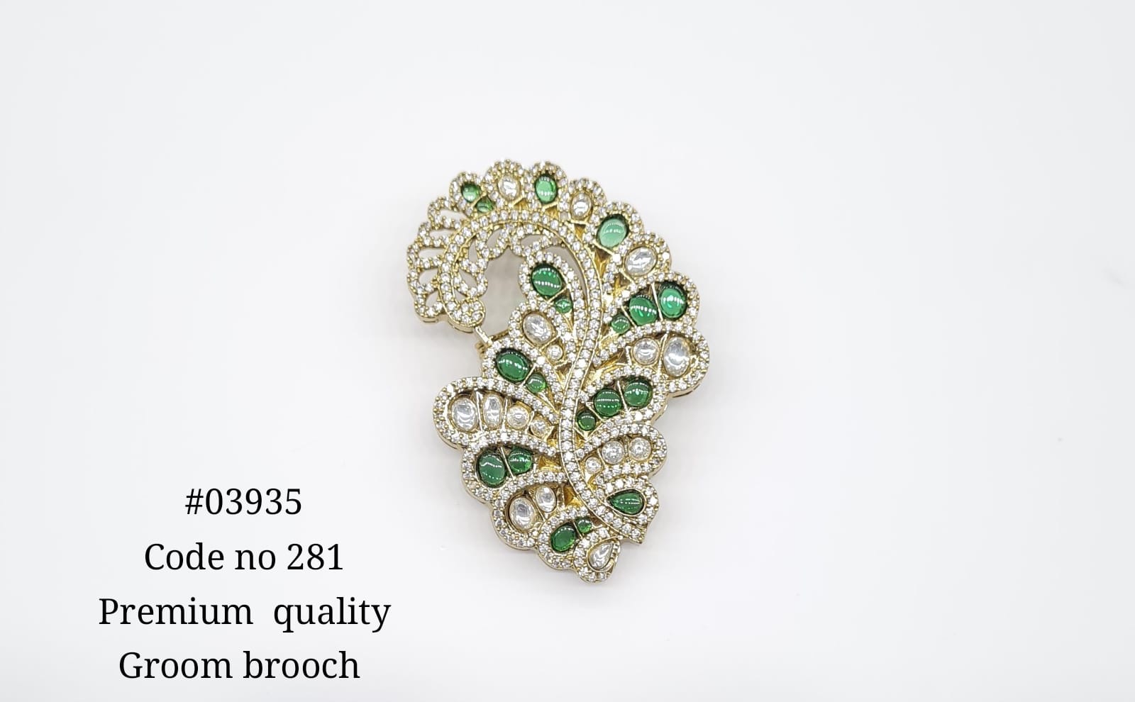 Kundan Brooch 03935