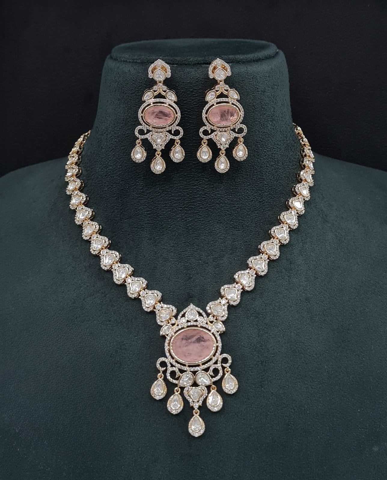 Kundan Necklace 08960 - 3