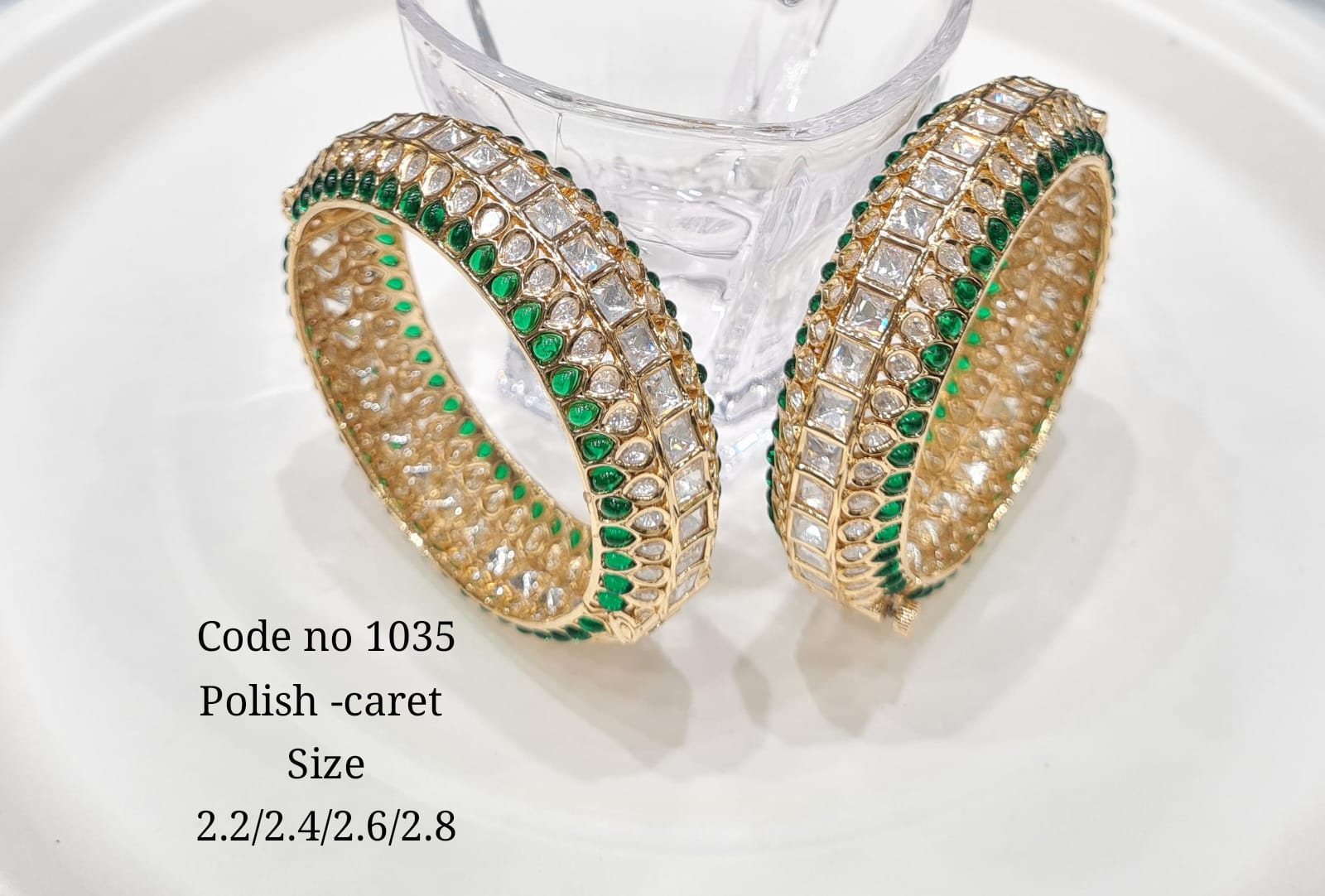 Kundan Bangles 00160 - 3