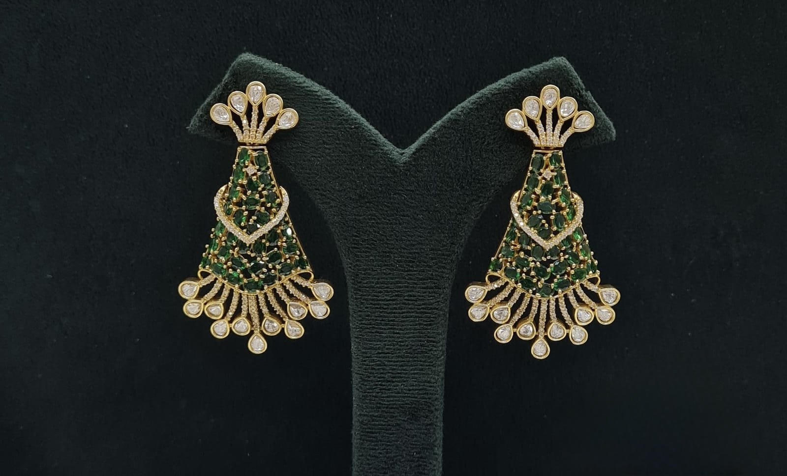 Kundan Earrings 08205 - 6