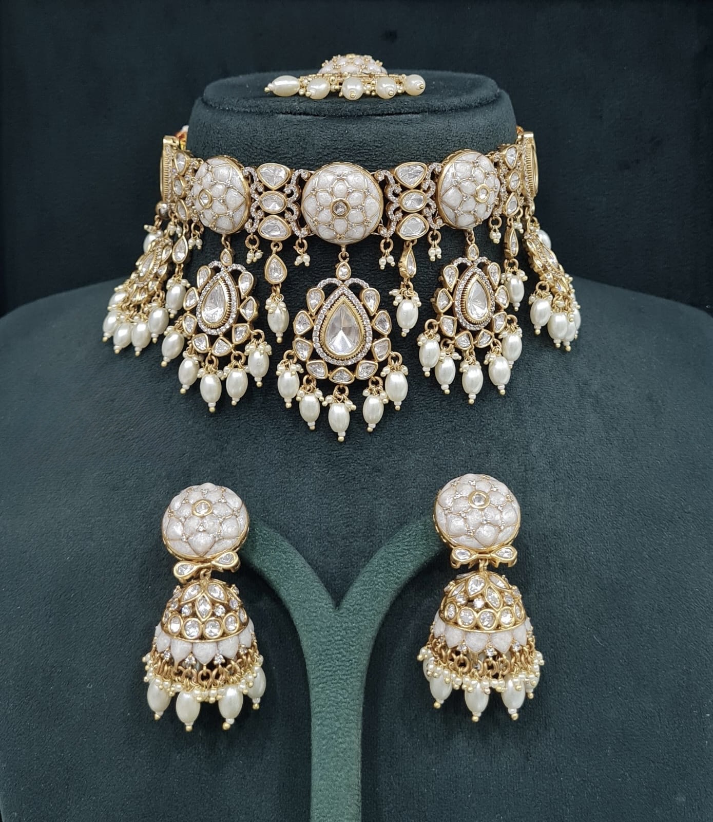 Kundan Necklace 08931 - 3