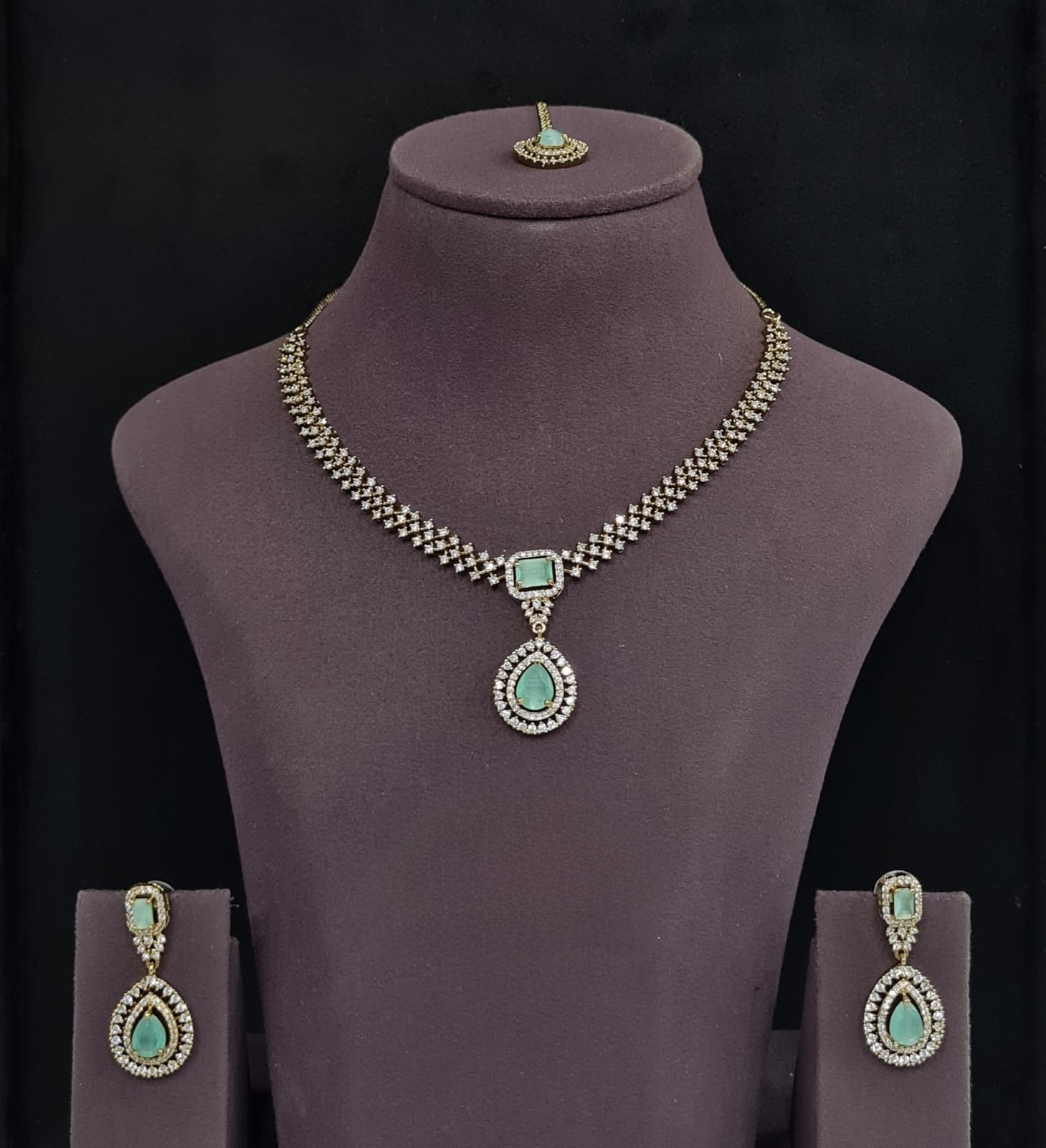 Cz Necklace 11342 - 15