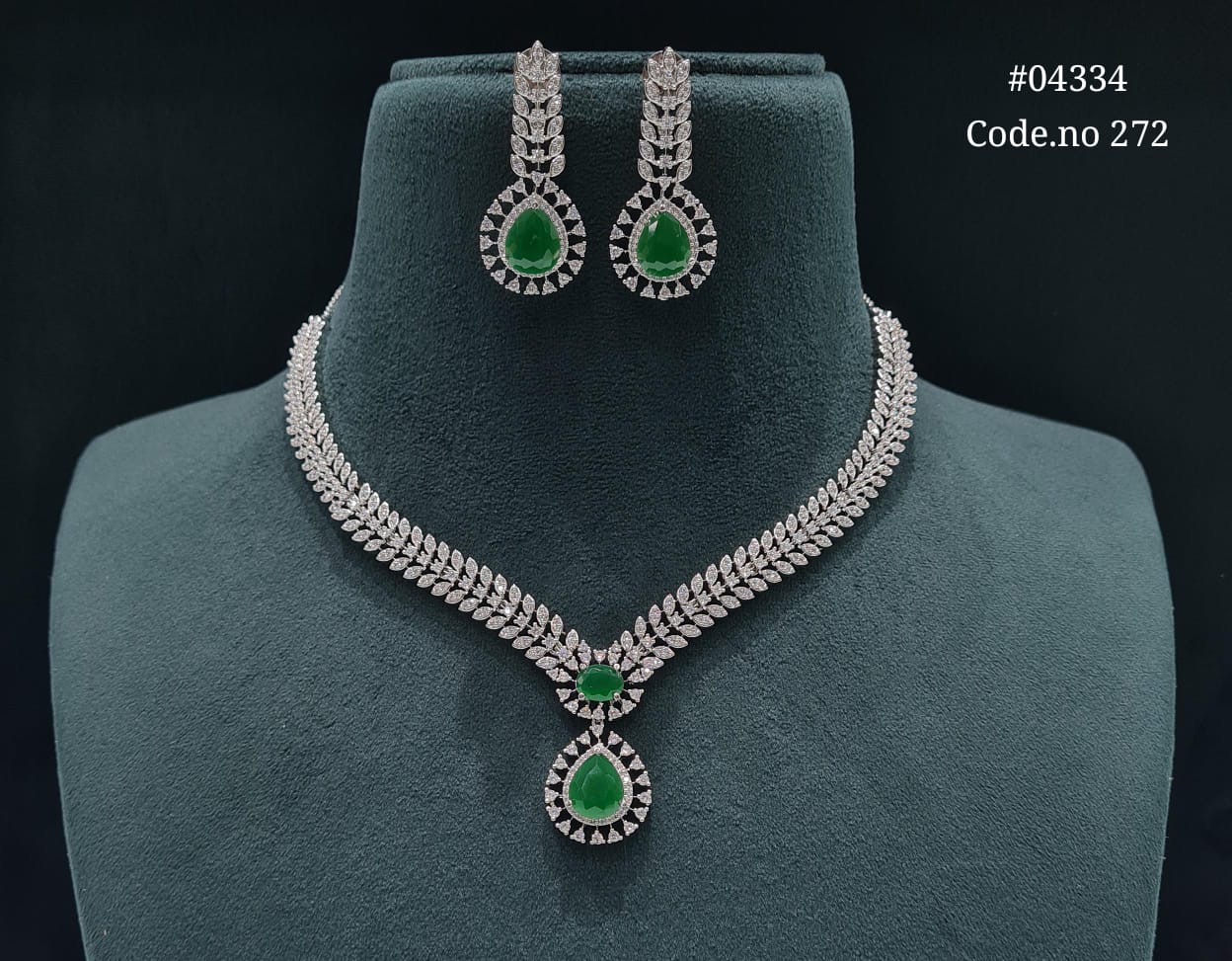 Cz Necklace 04334 - 10