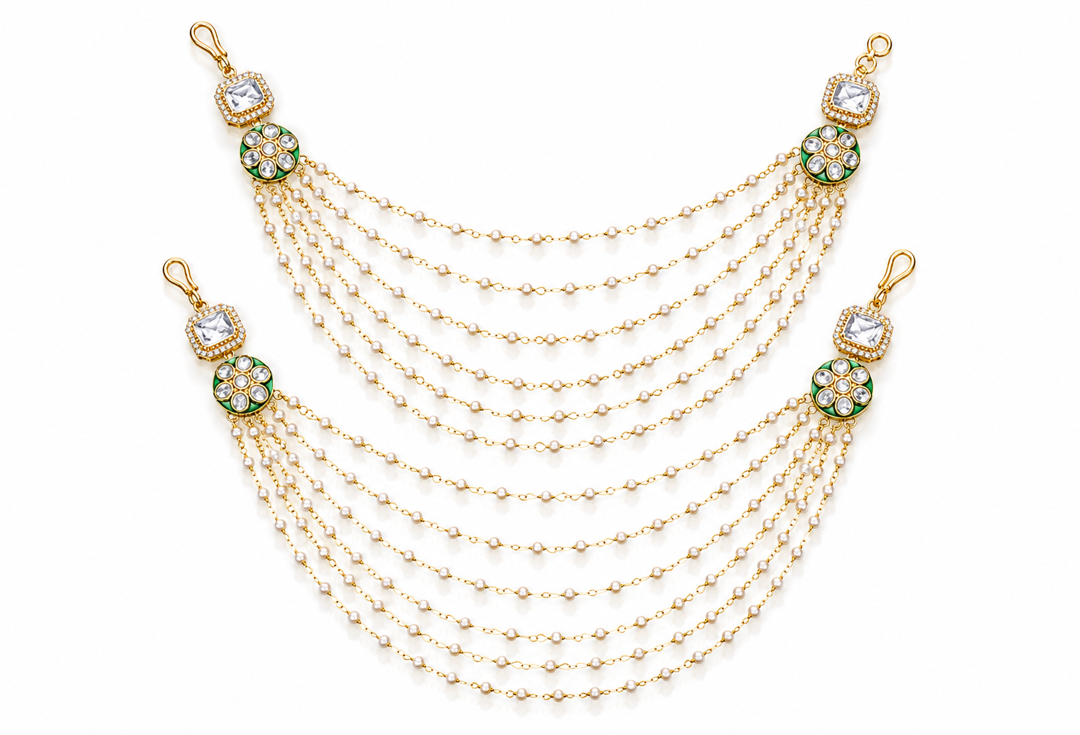 Moissanite kanchain 04071 - 2
