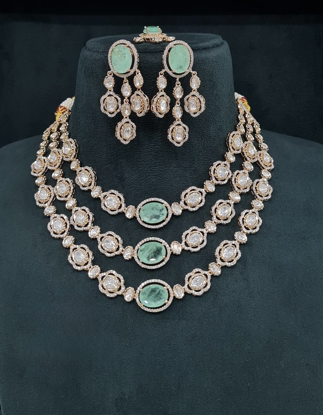 Kundan Necklace 01962 - 6