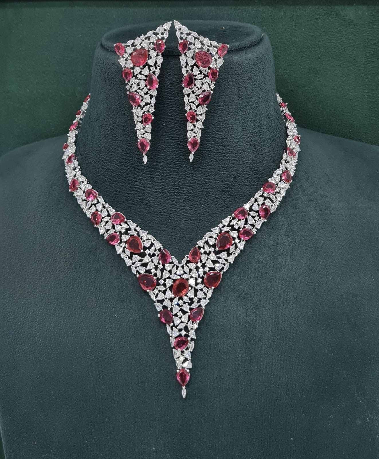 Cz Necklace 10103 - 5