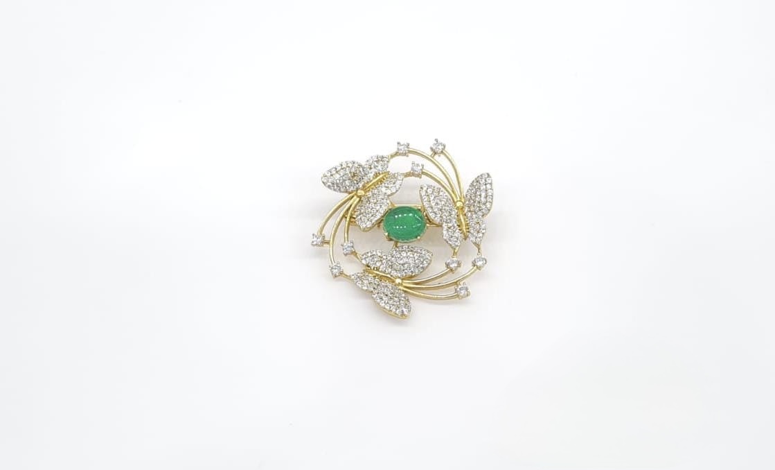 Cz Brooch 10571 - 4