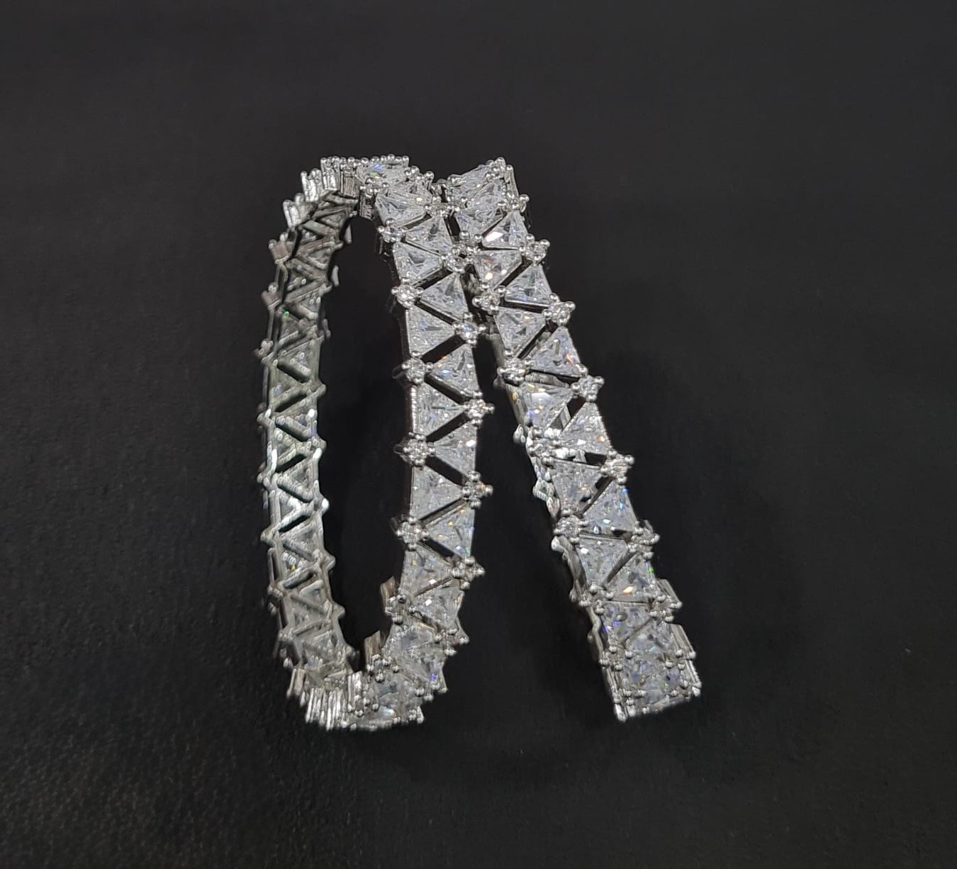 CZ Bangles 03378 - 4