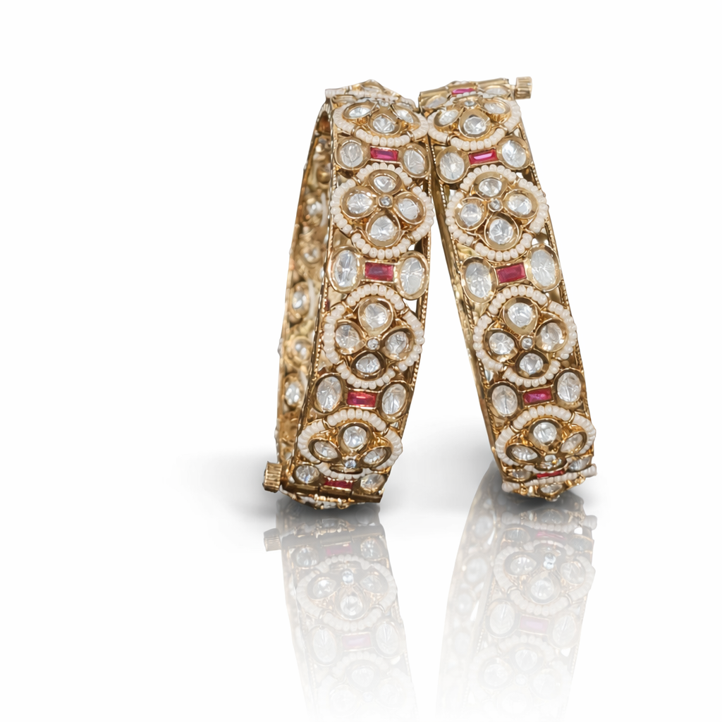 Kundan Bangles 07879