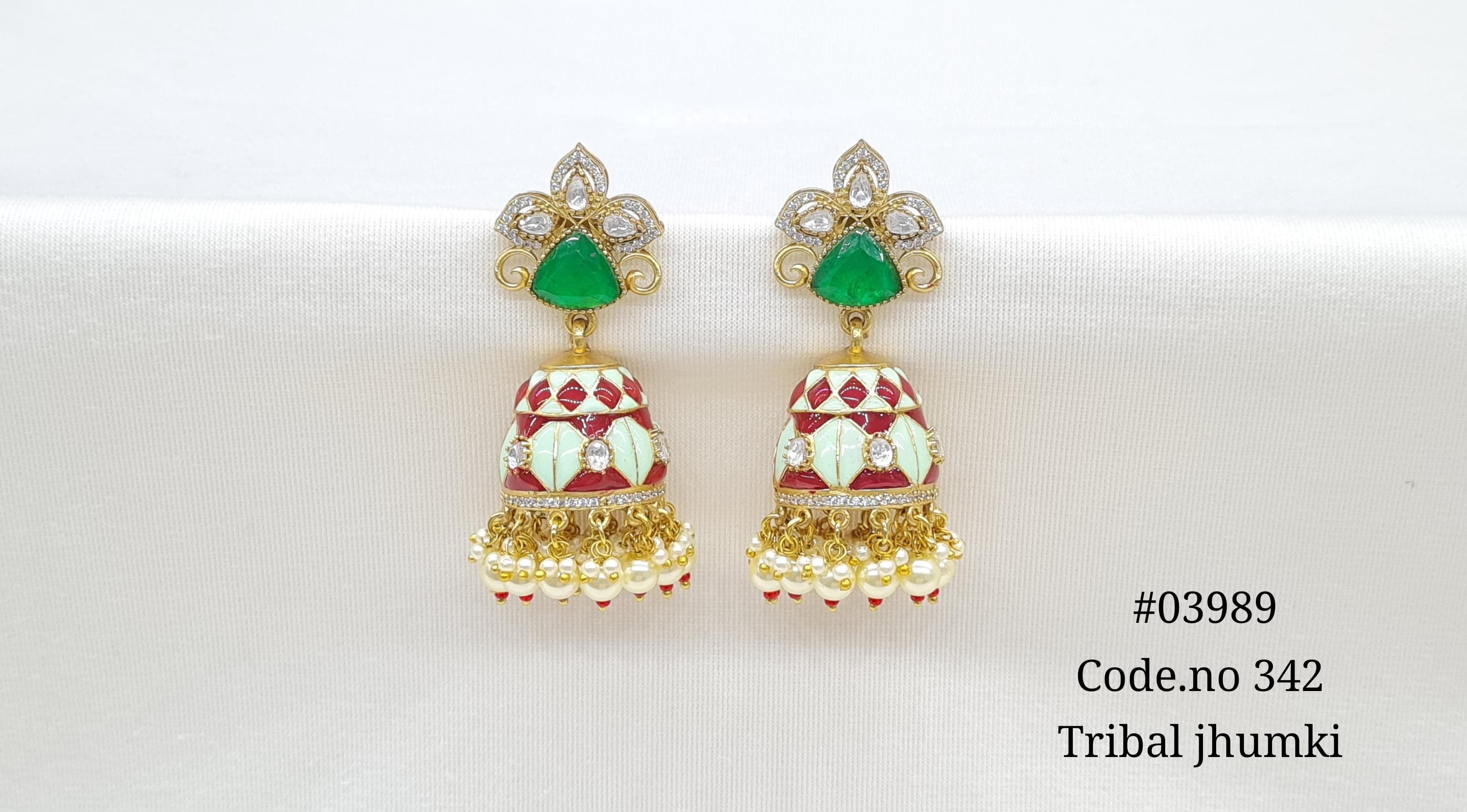 Kundan Jhumki 03989 - 7