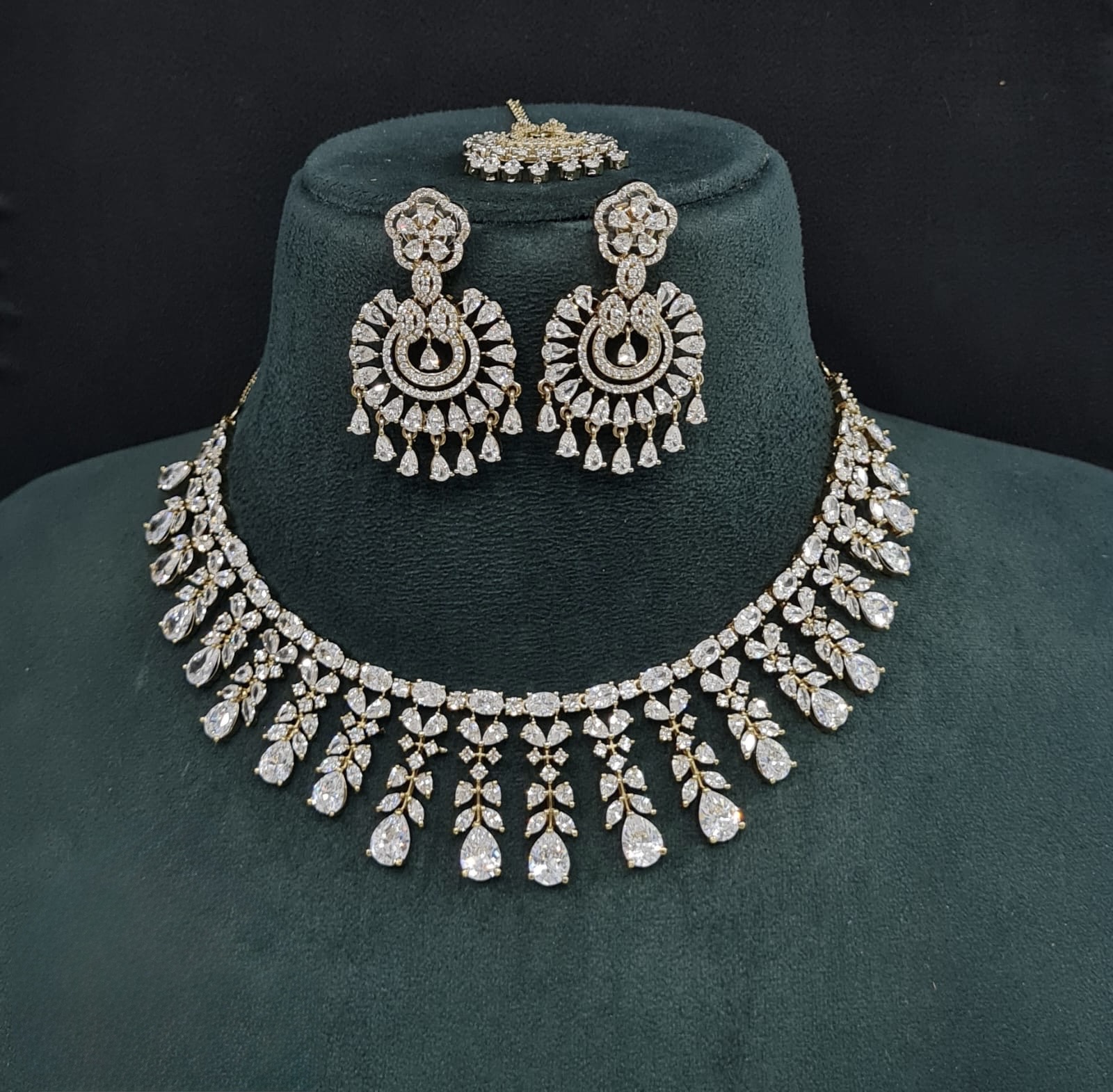 Cz Necklace 10256 - 17