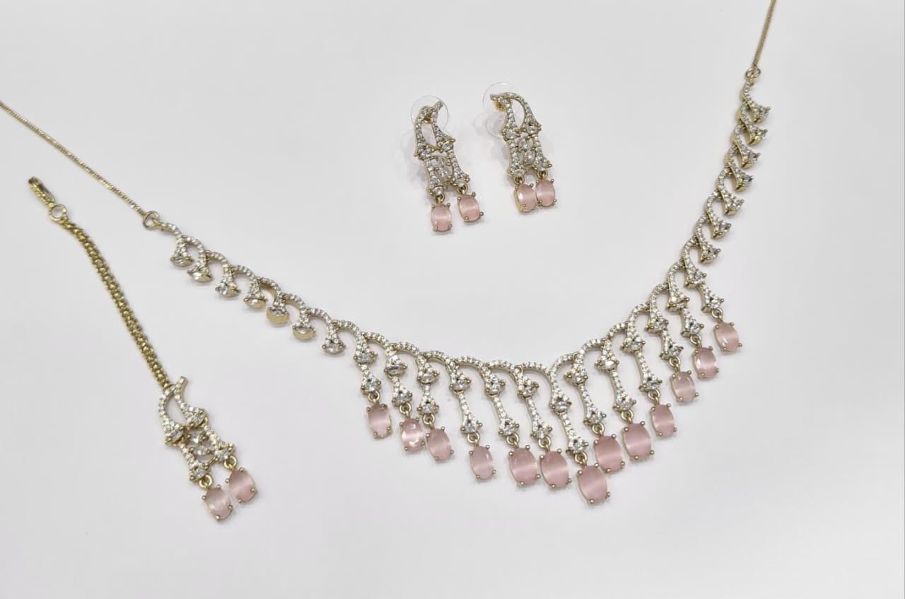 Cz Necklace 11112 - 14
