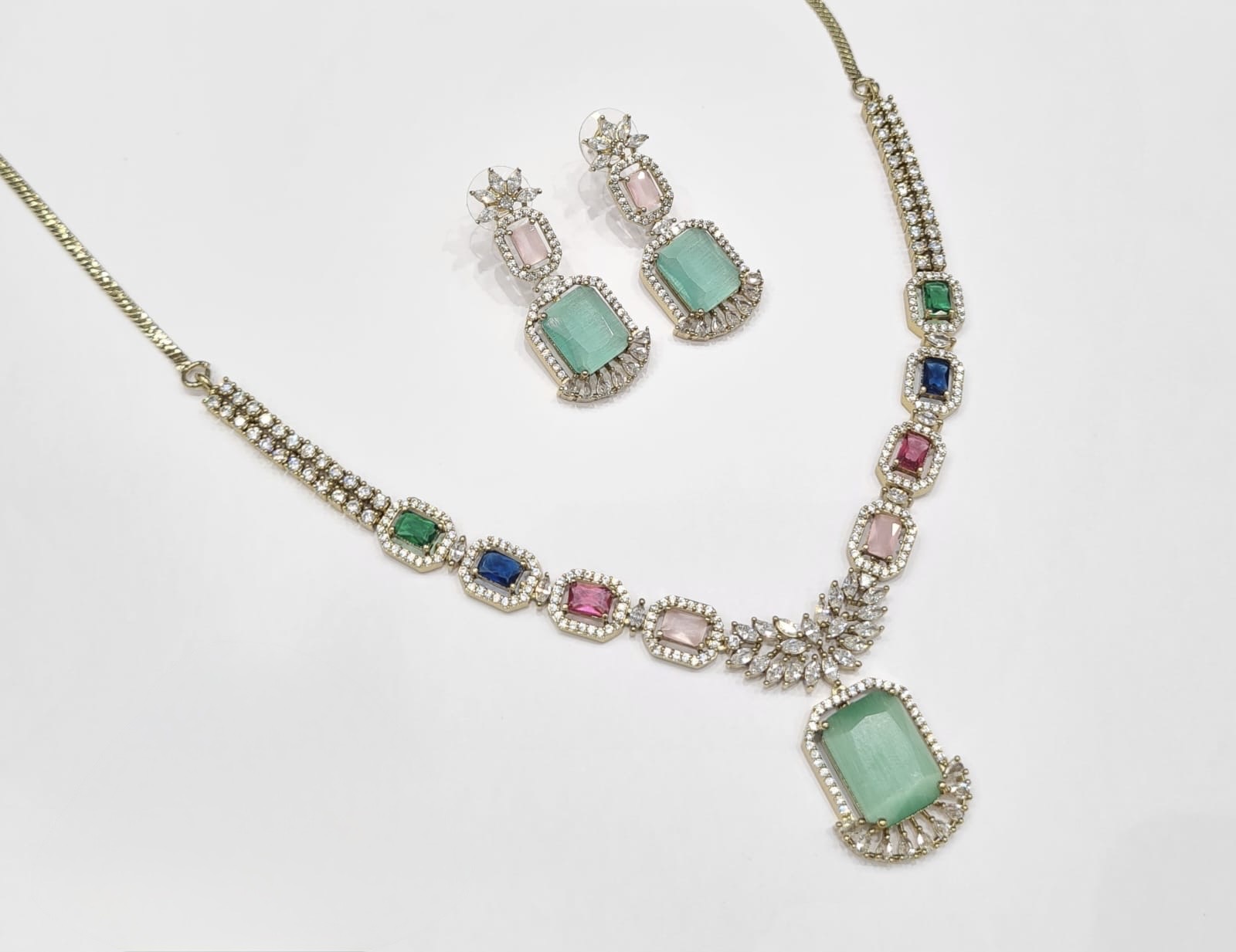 Cz Necklace 11111 - 9