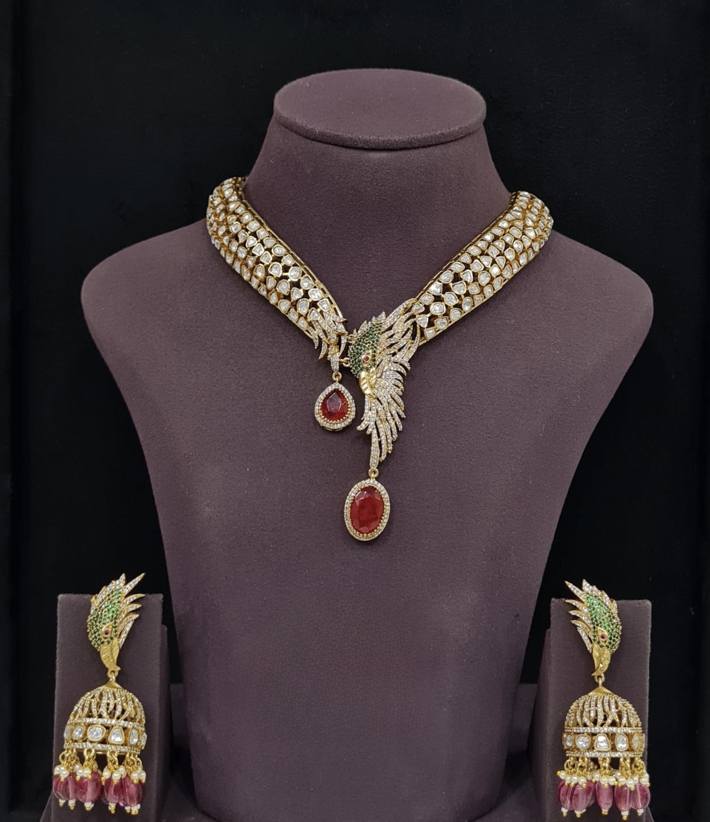 Kundan Necklace 11242 - 10