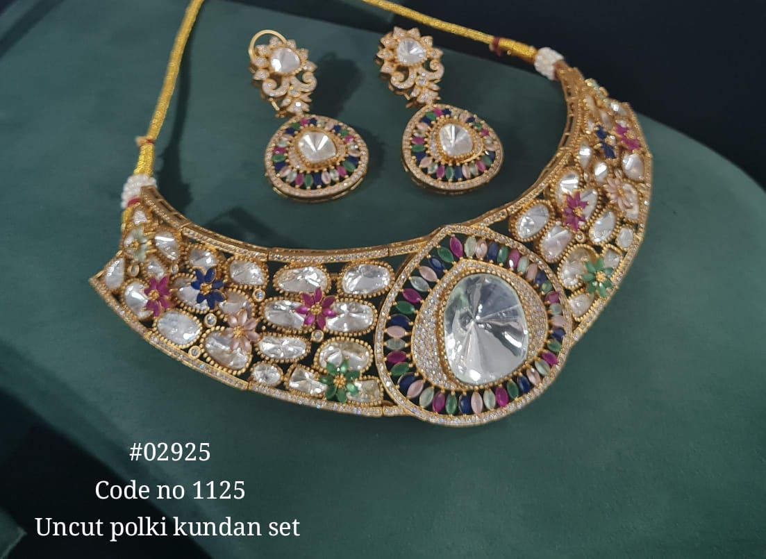 Kundan necklace 02925 - 8