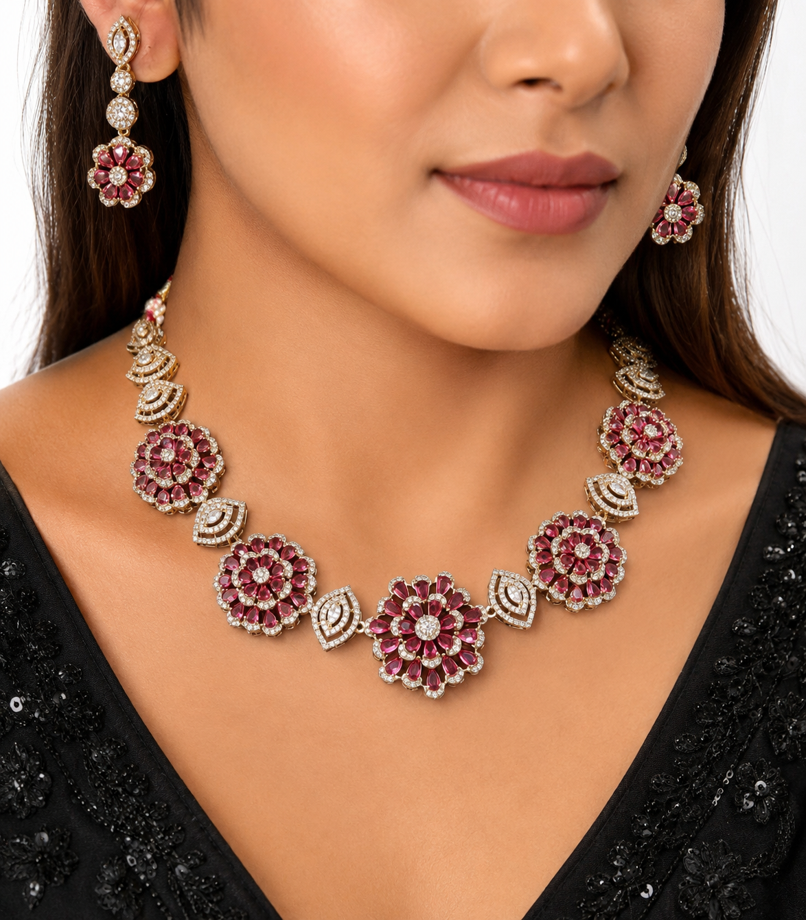 Cz Necklace 11650 - 12