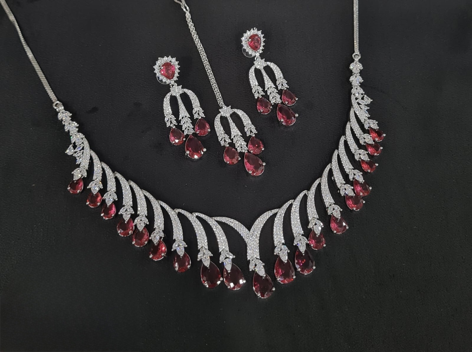 Cz Necklace 10640 - 15