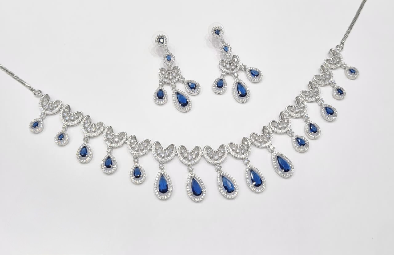 Cz Necklace 11114 - 5