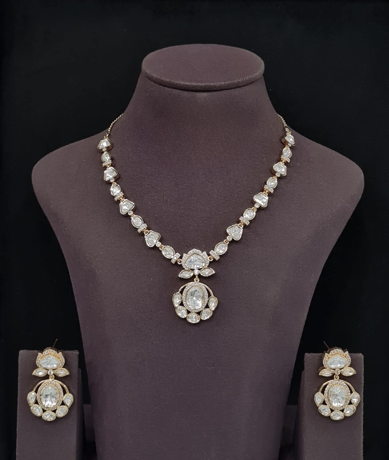 Kundan Necklace 12033 - 2