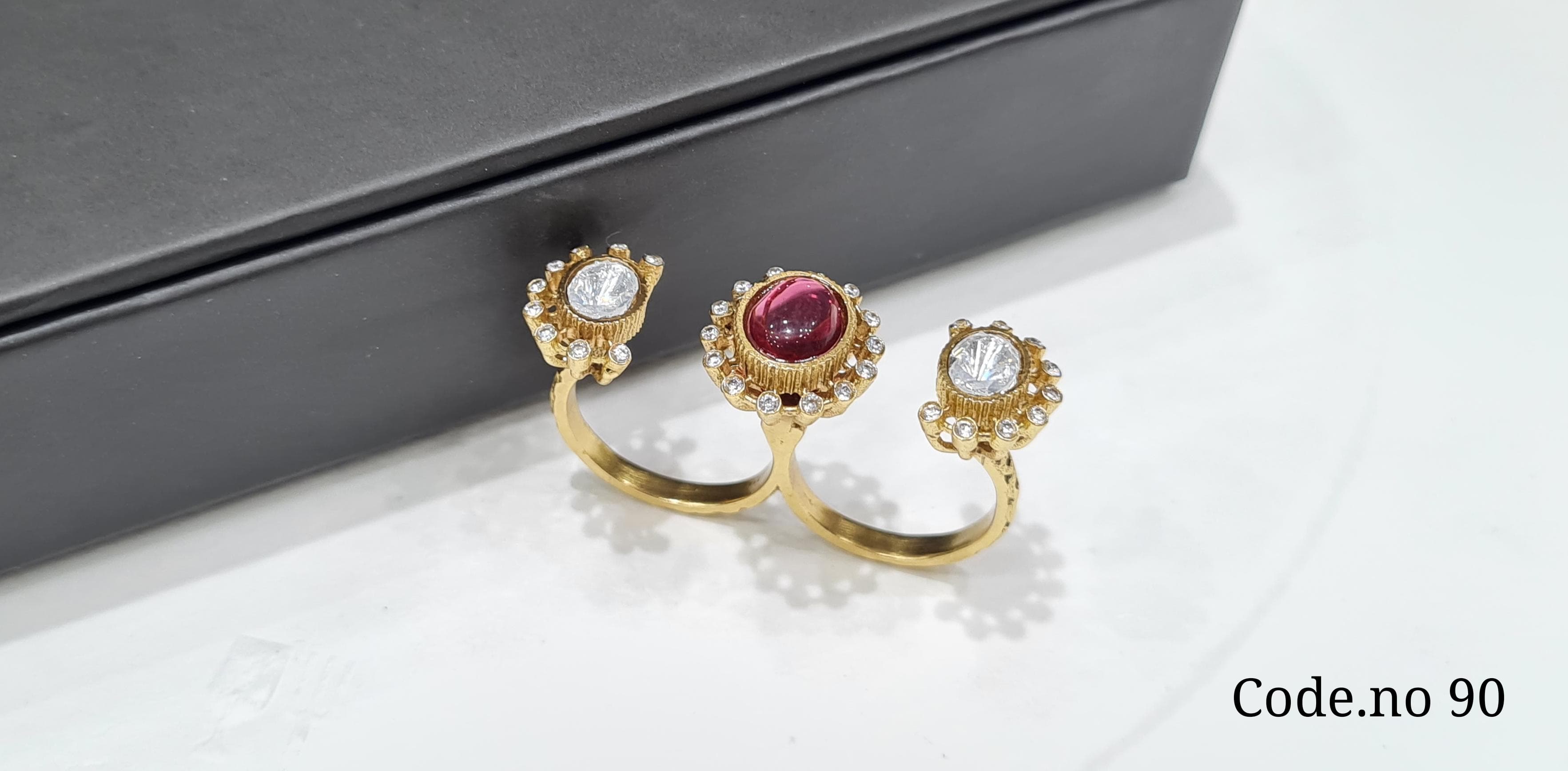 Kundan Fingerring 00064