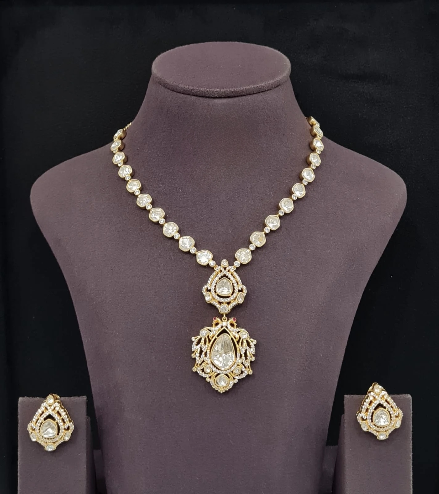 Kundan Necklace 12027 - 2
