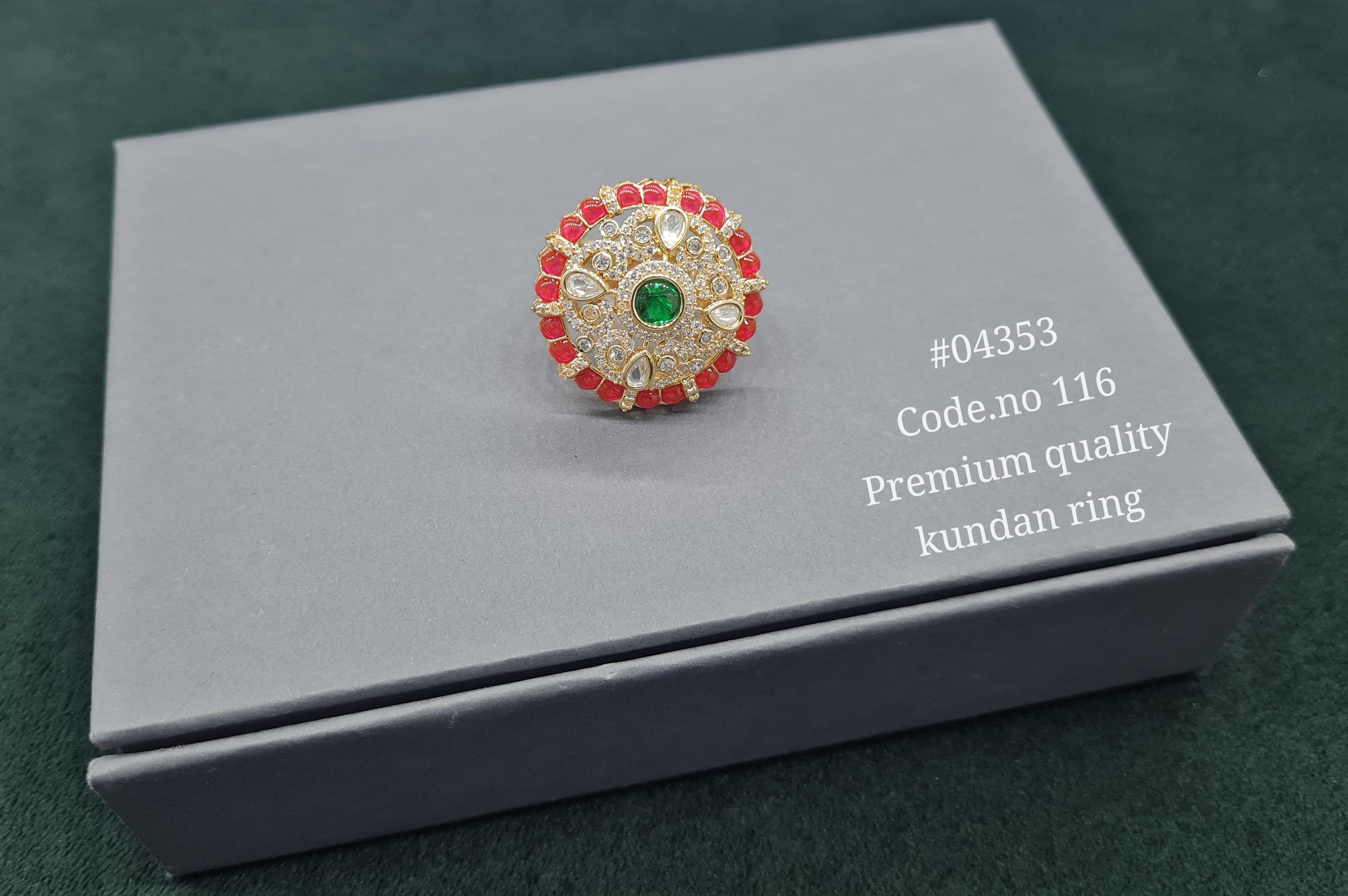 Kundan Fingerring 04353