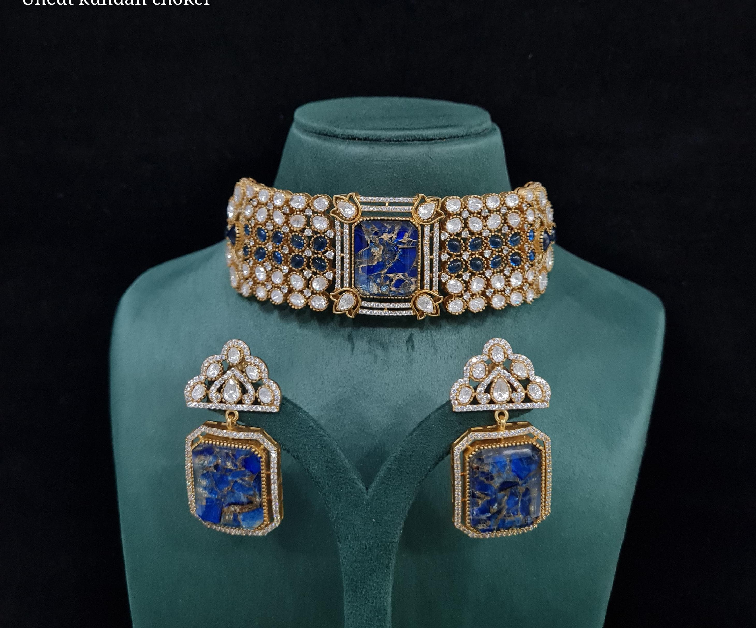 Kundan choker 01495 - 6