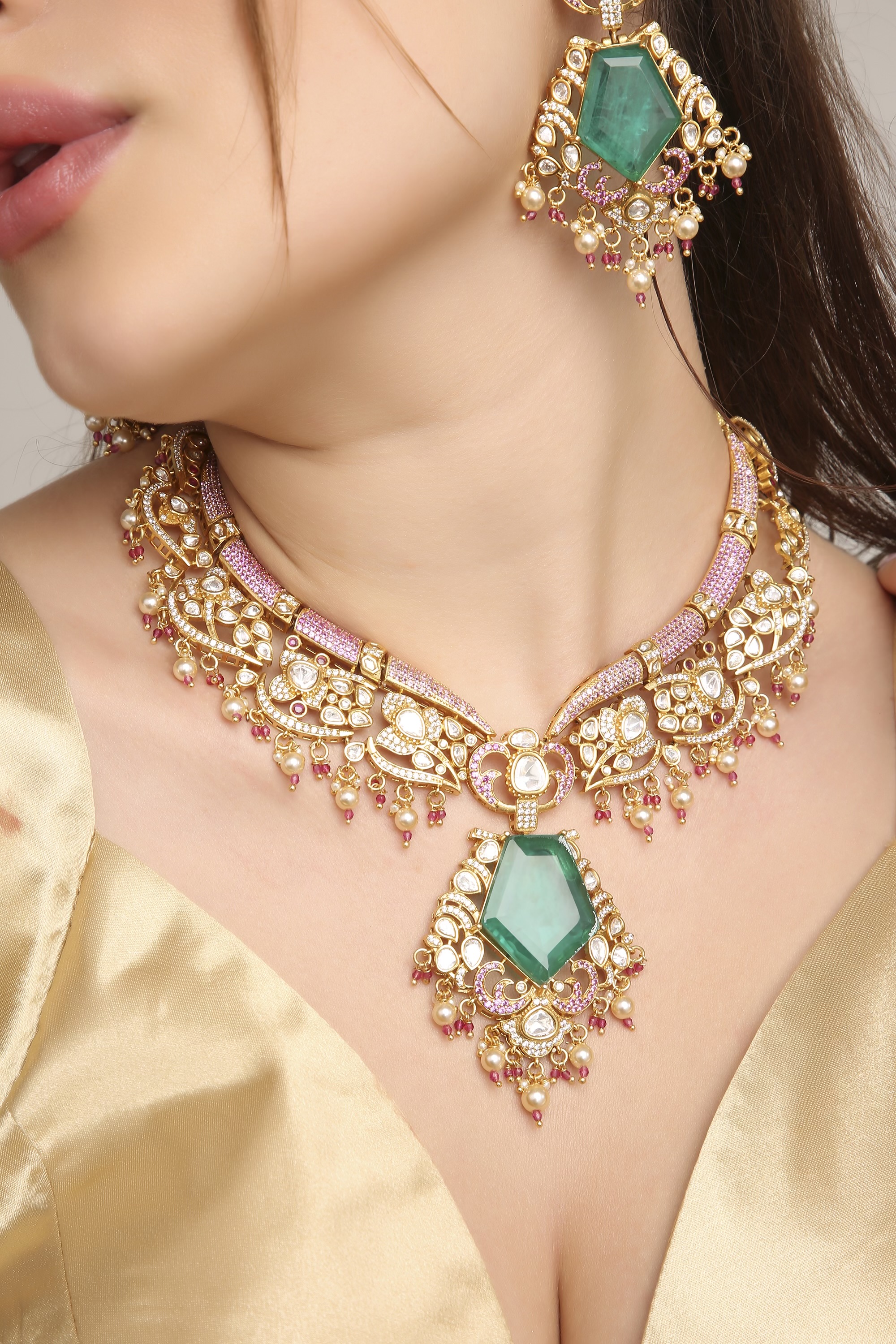 Kundan Necklace 11354 - 2