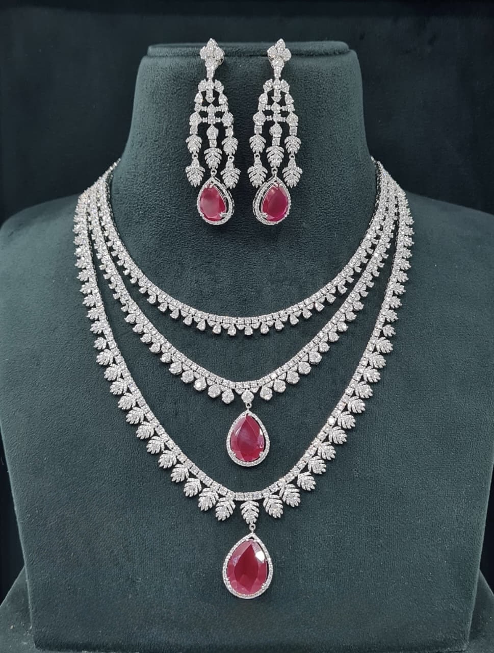 Cz Necklace 06756 - 7