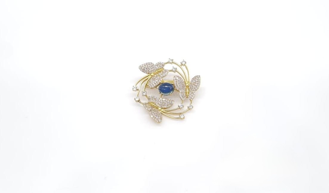 Cz Brooch 10571 - 6