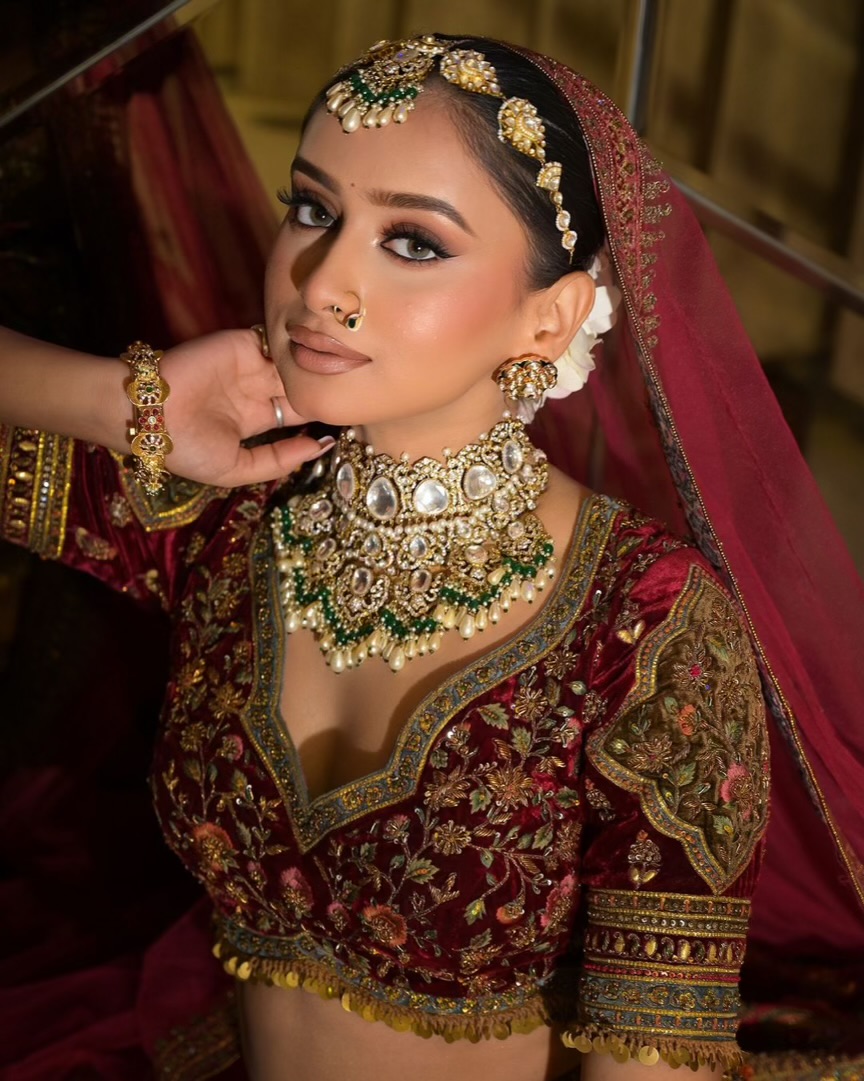 Kundan Bride Set 00775 - 8