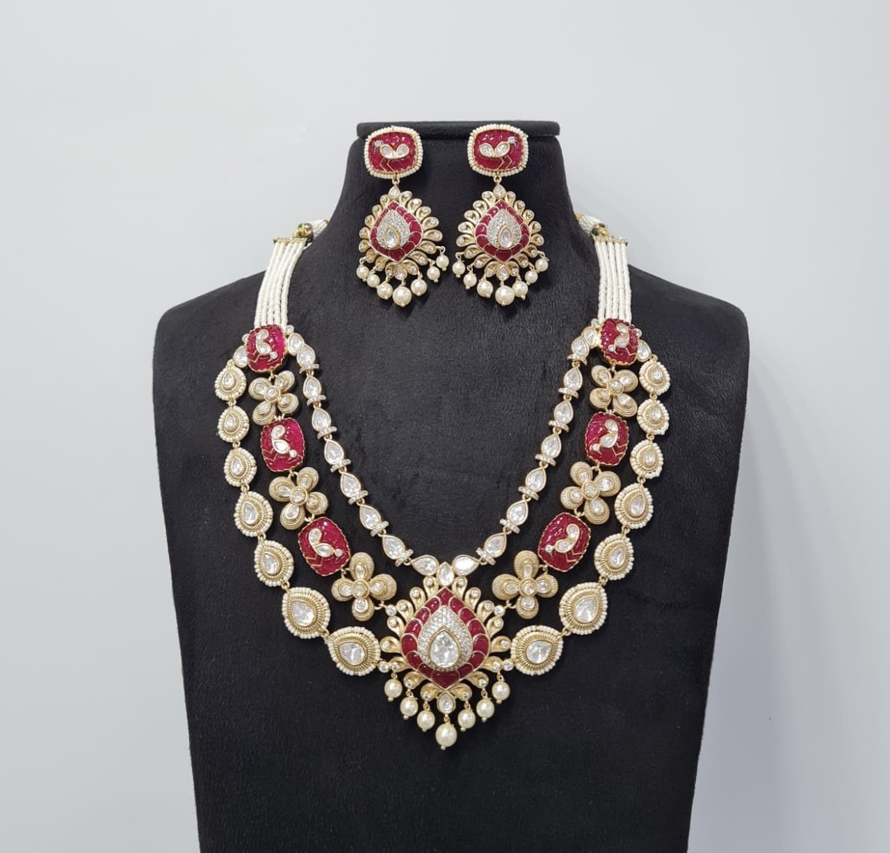 Kundan Necklace 06778 - 3