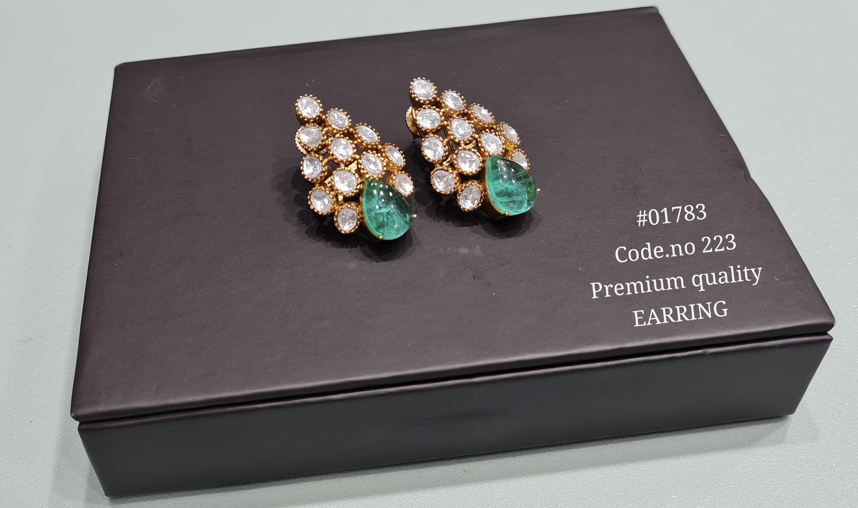 Kundan Earrings 01783 - 5