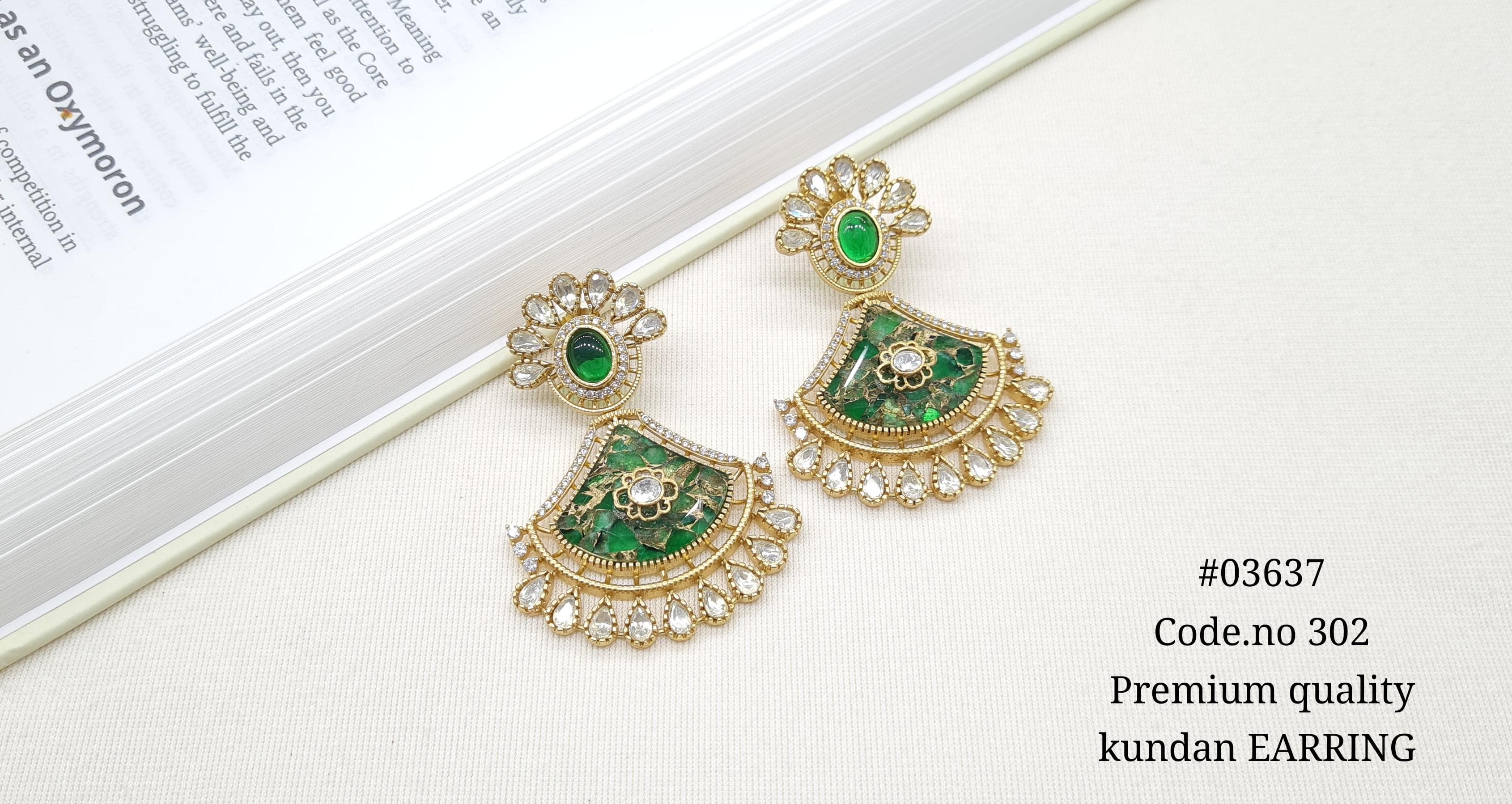 Kundan Earrings 03637